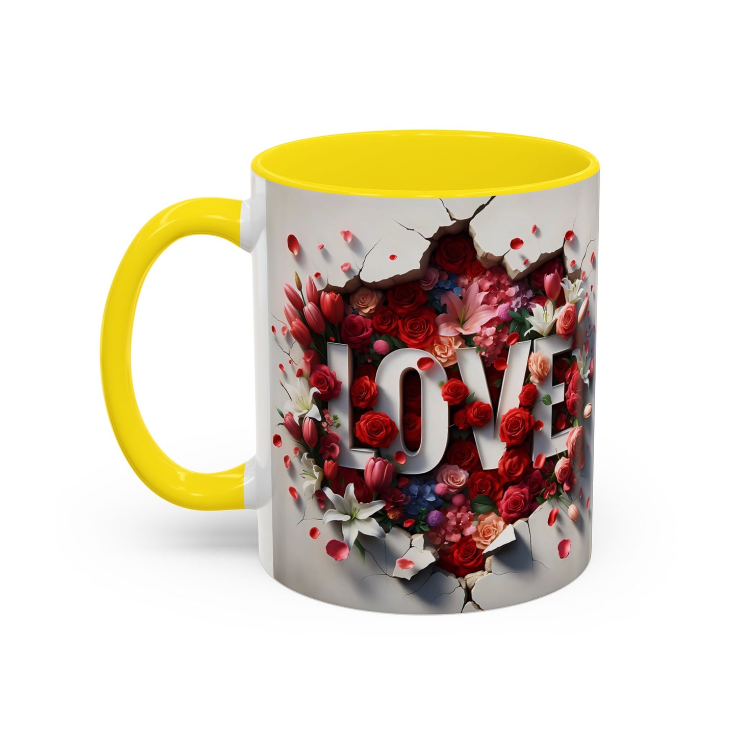 3D Floral LOVE/MUM Mugs - Mother's Day Gift