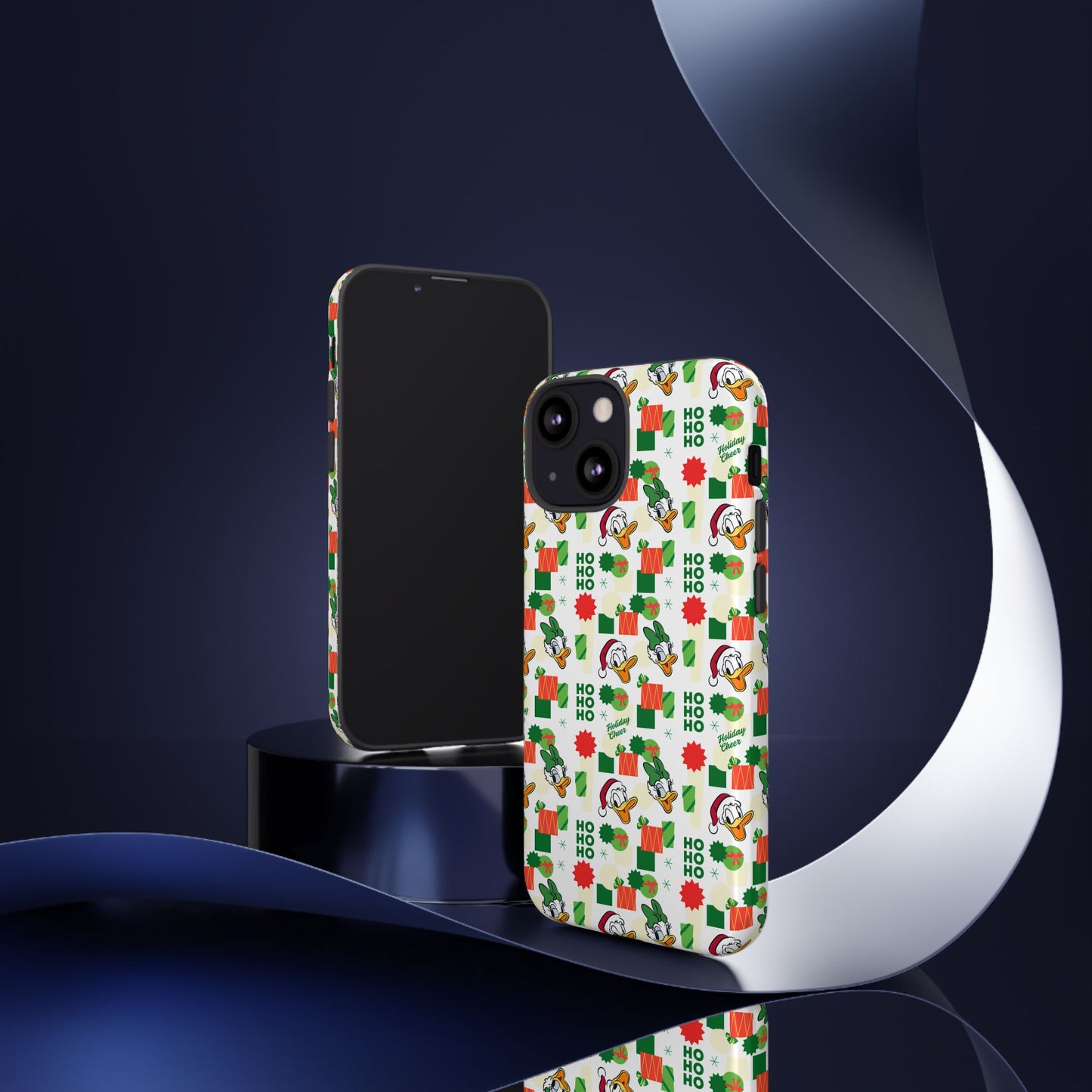 Disney Donald Duck and Daisy Christmas-Themed Durable Phone Case