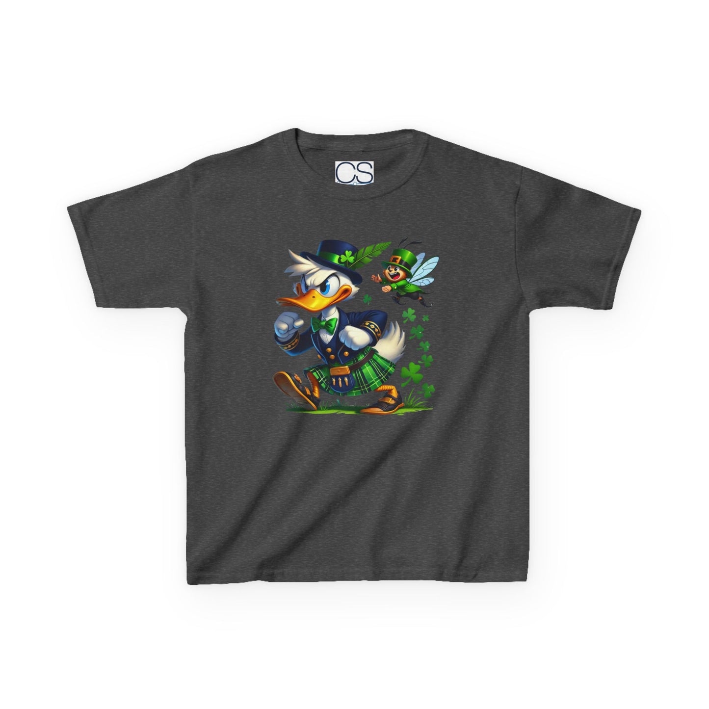 Disney Donald Duck St. Patrick's Day Kids Heavy Cotton T-Shirt