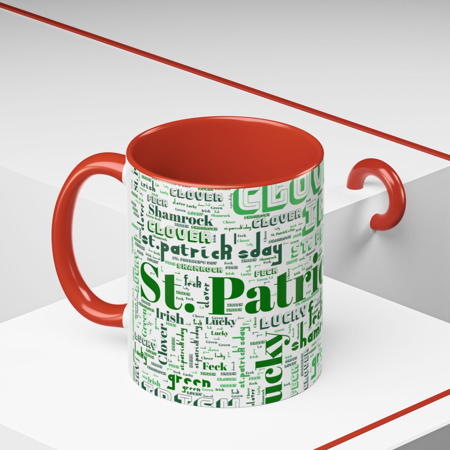 Irish St. Patrick's Day Word Art Mug