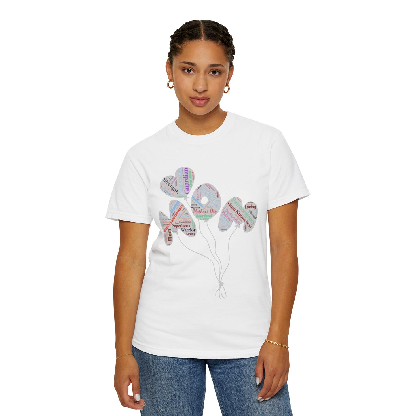 Product Title "Mother's Day Heart Balloons T-Shirt