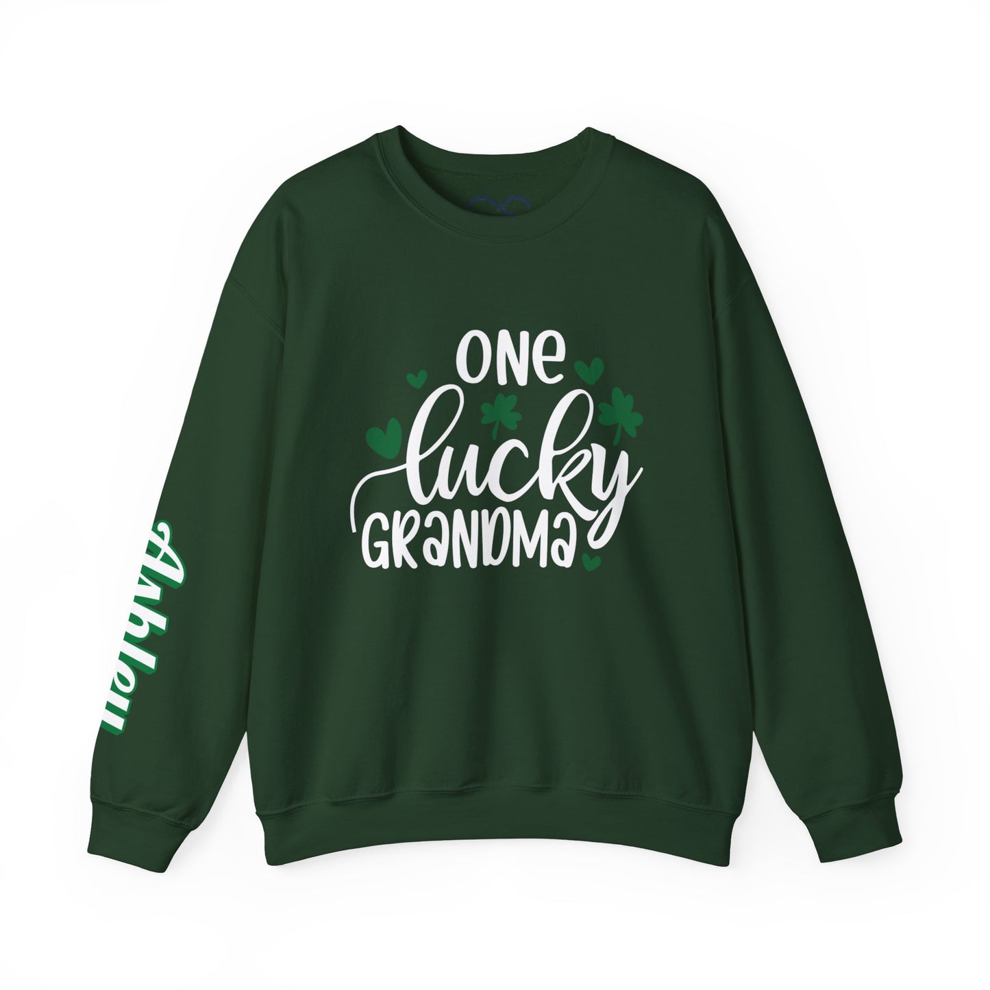 Personalized One Lucky Grandma St. Patricks Day Sweatshirt