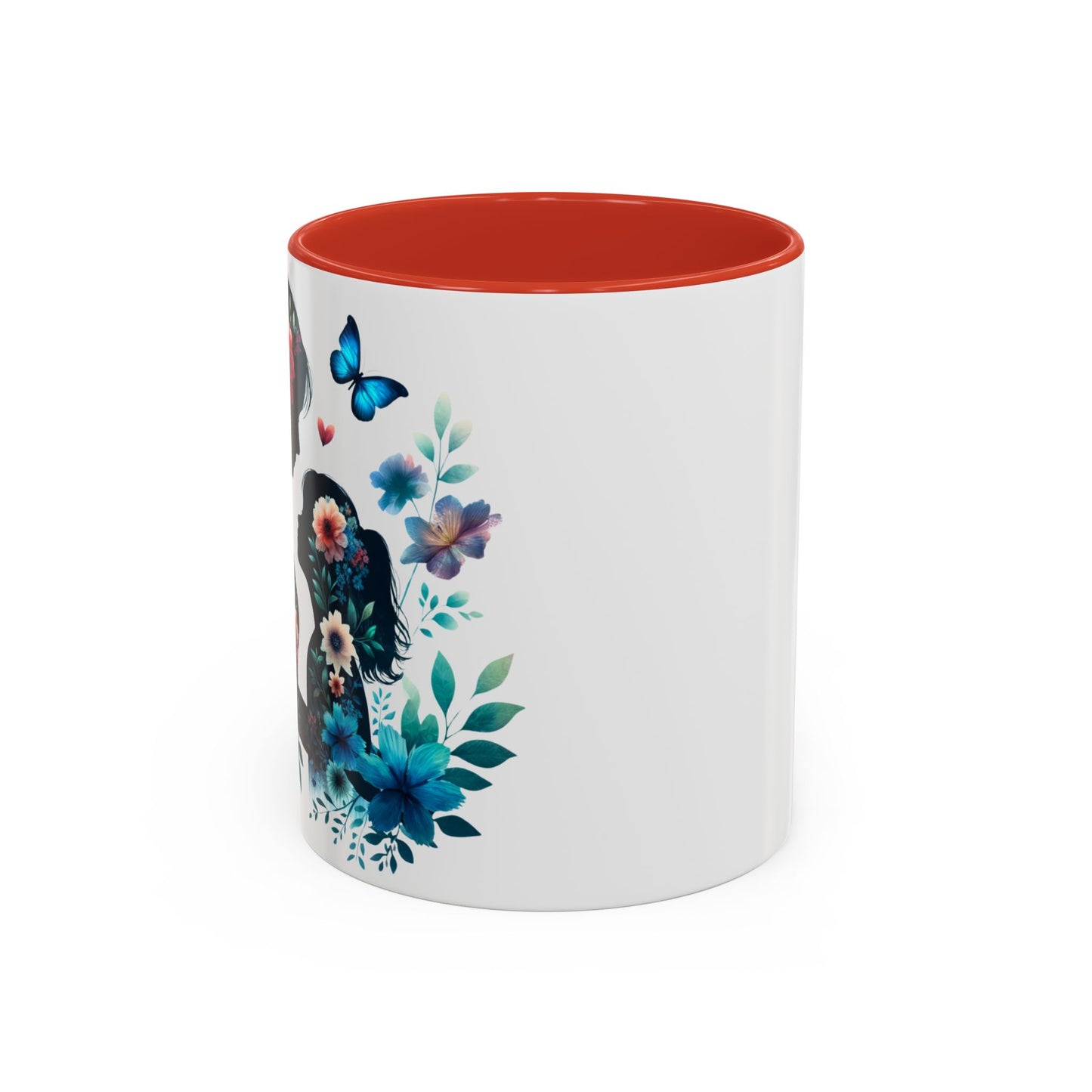 Mother & Child Floral Art Mug