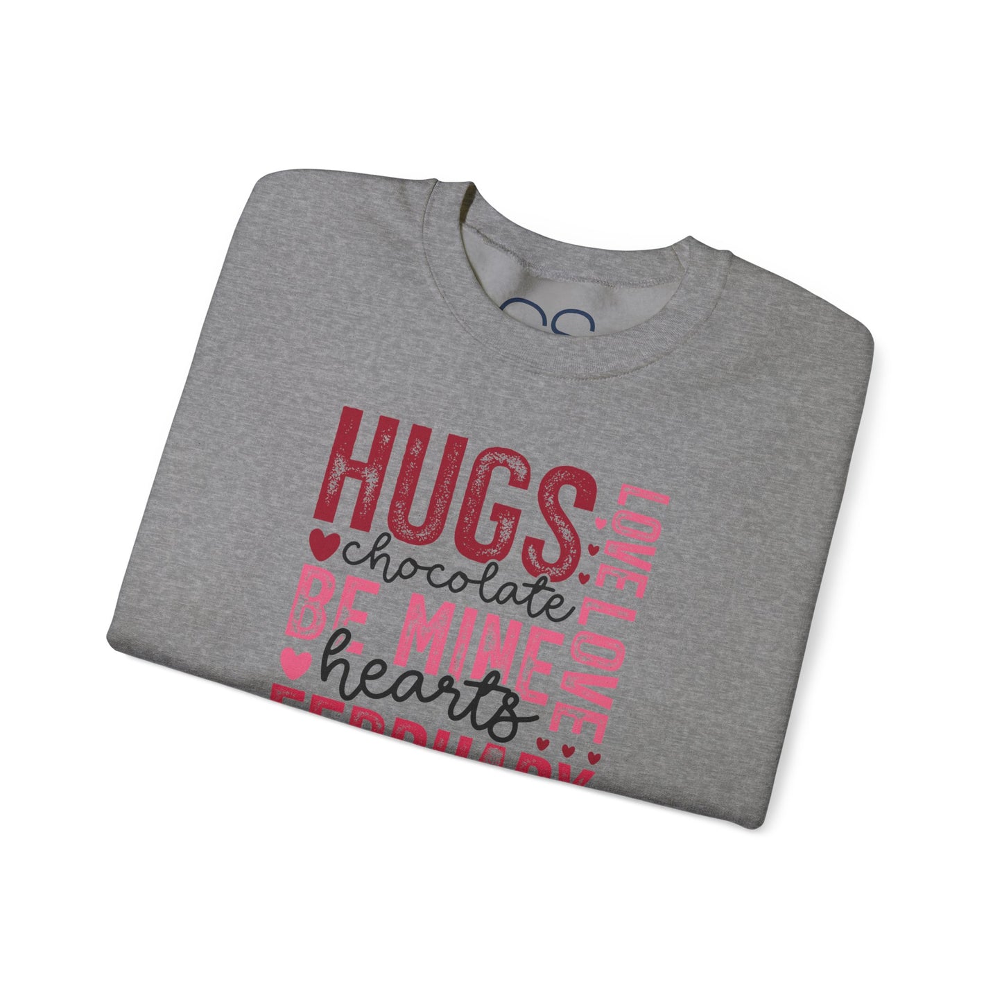 Cozy and Romantic Typography Crewneck Sweatshirt
