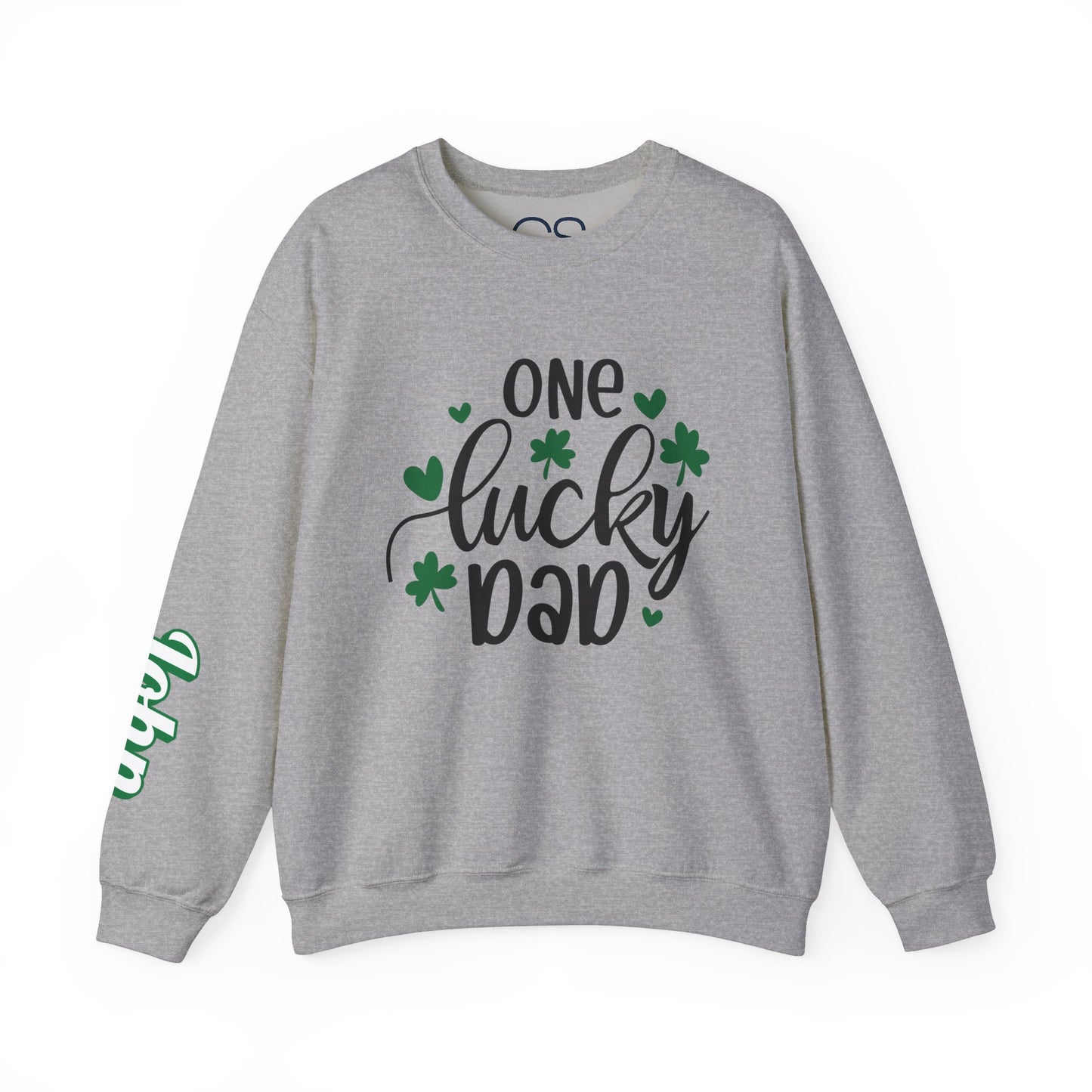 Personalized One Lucky Dad St. Patricks Day Sweatshirt