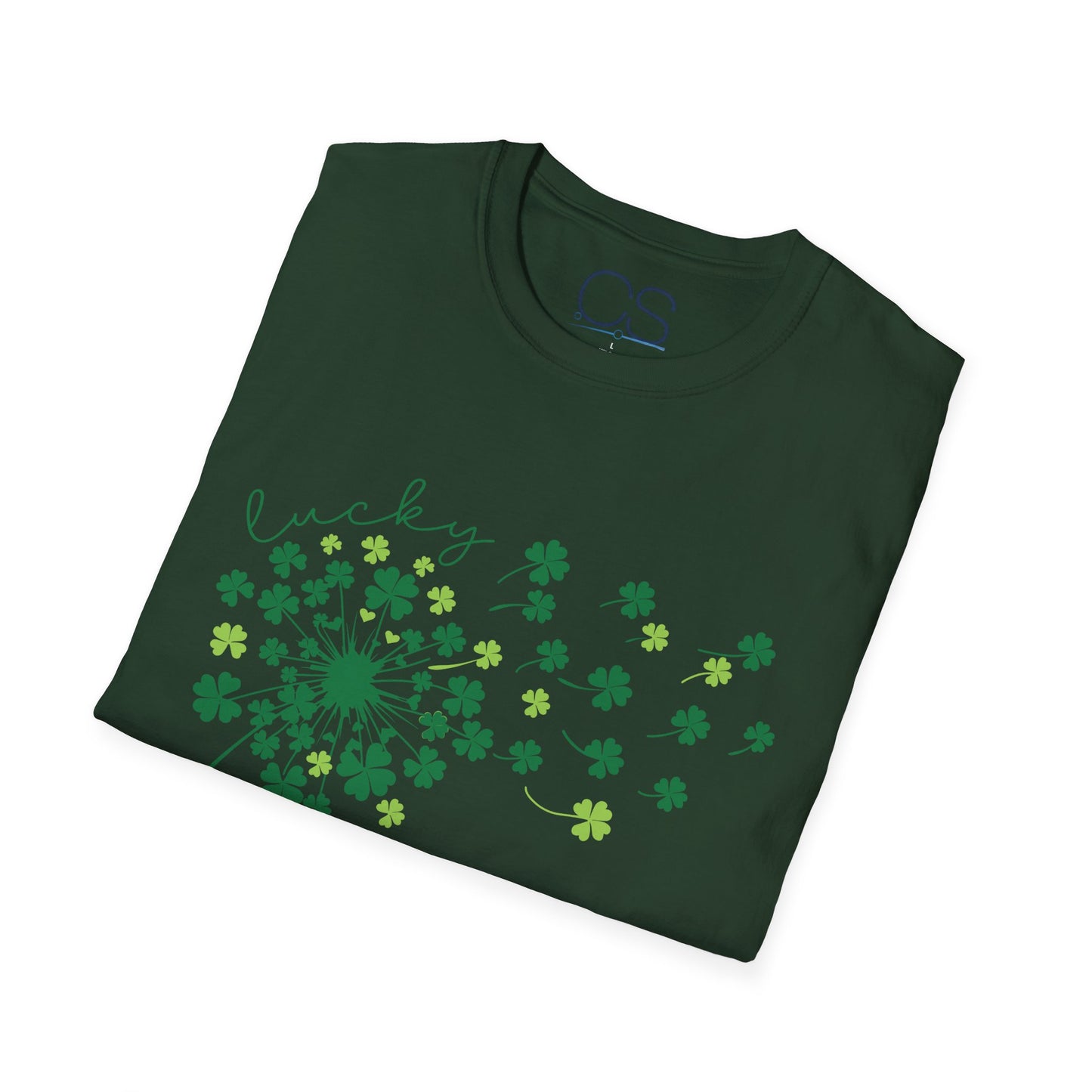 Luck of the Irish Dandelion Unisex Softstyle T-Shirt