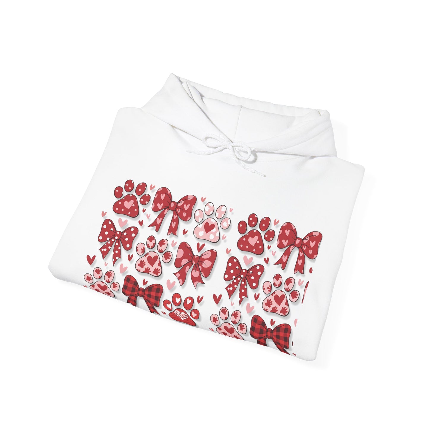 Personalized Valentine Coquette Hooded Sweatshirt