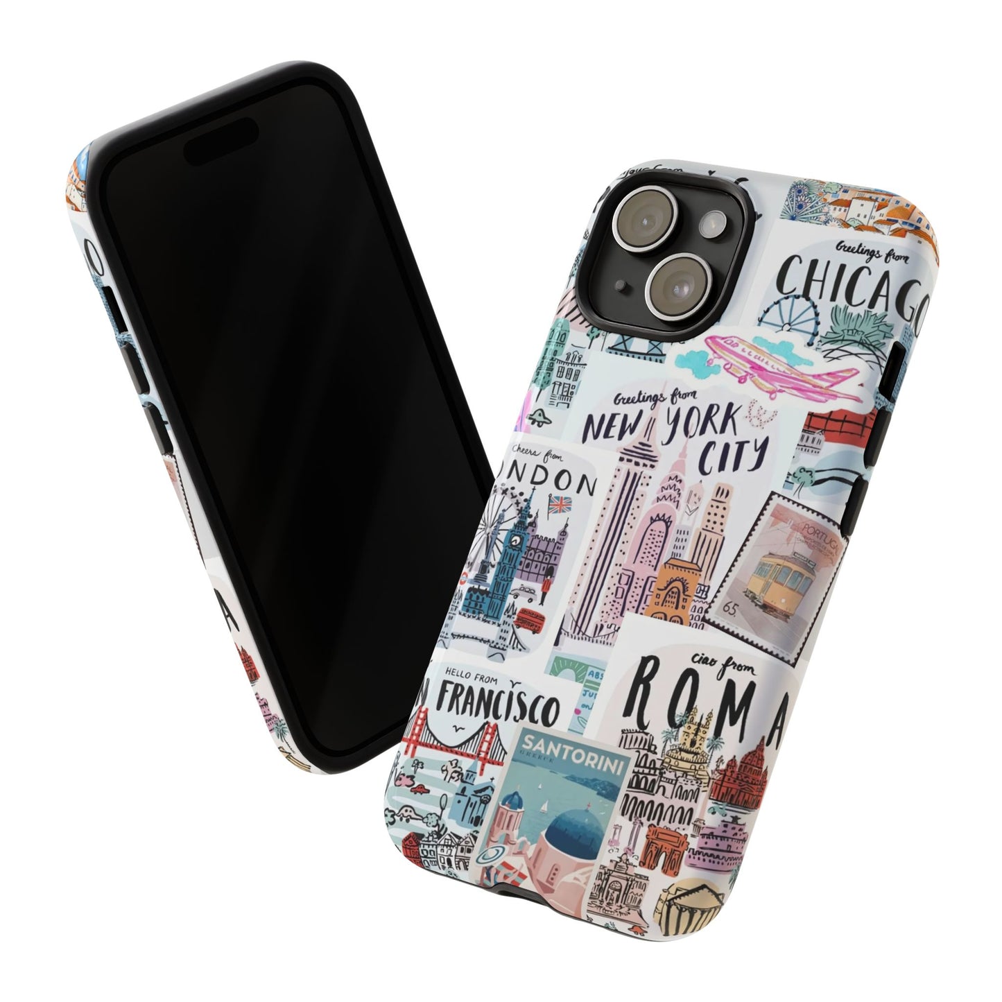 Wanderlust Travel-Themed Durable Phone Case