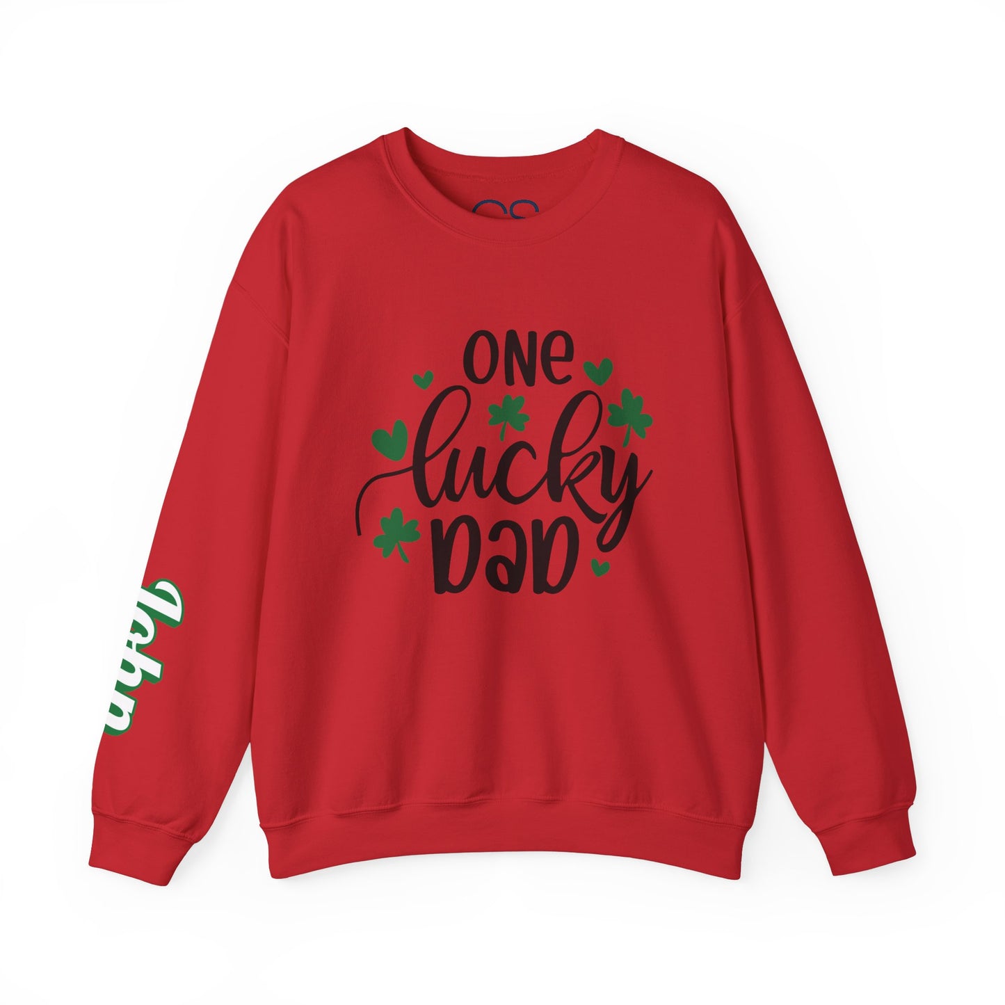 Personalized One Lucky Dad St. Patricks Day Sweatshirt