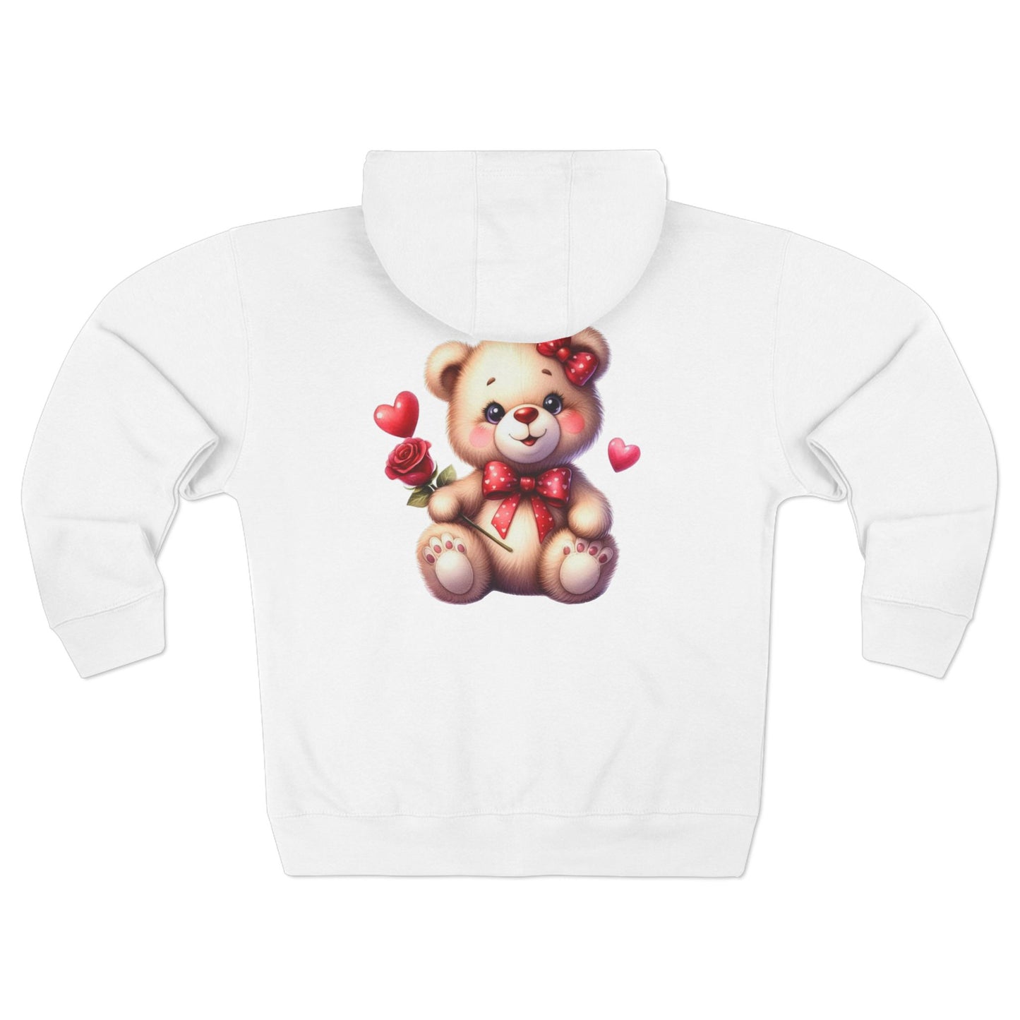Cuddly Love Teddy Unisex Zip Hoodie