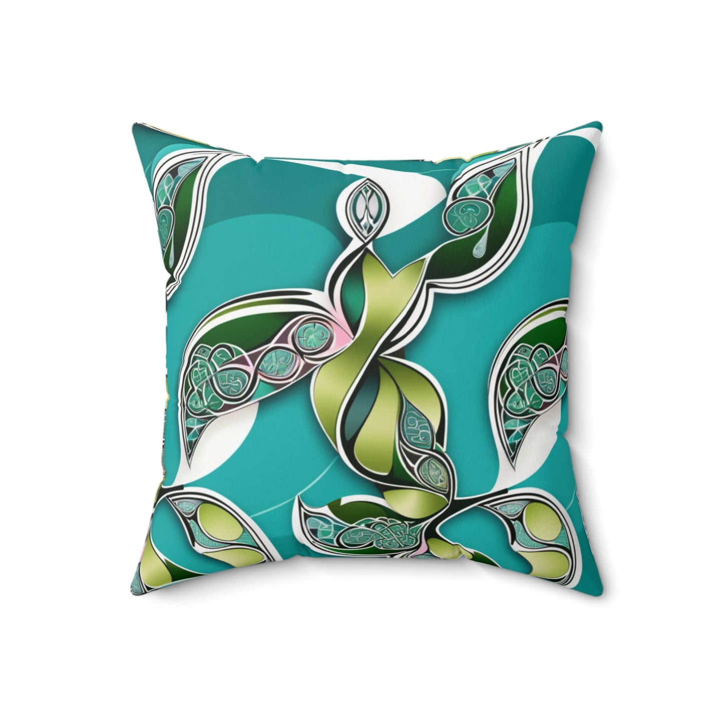 Celtic Knot Shamrock Pillow - St. Patrick's Day Decor
