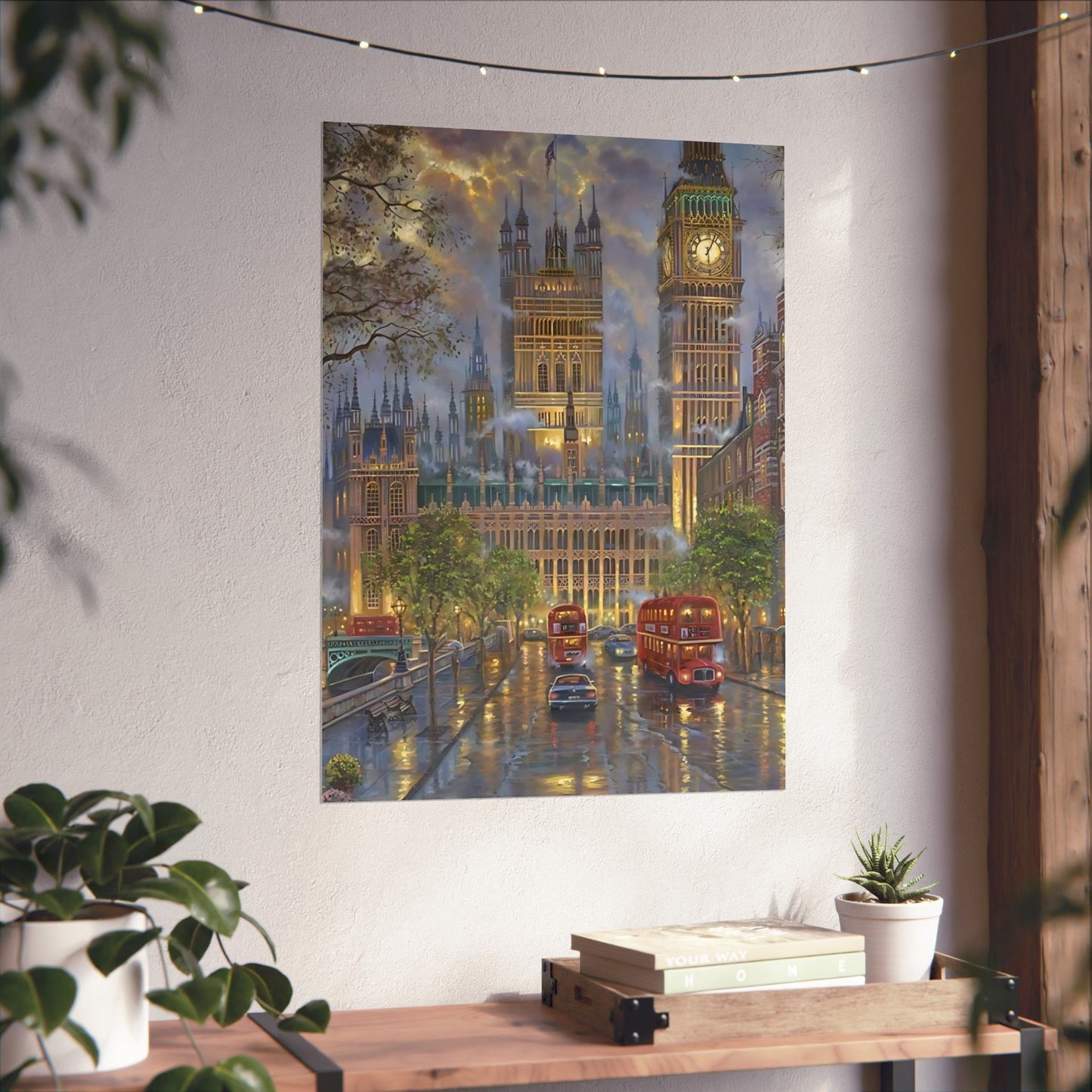 London Fog Matte Vertical Poster