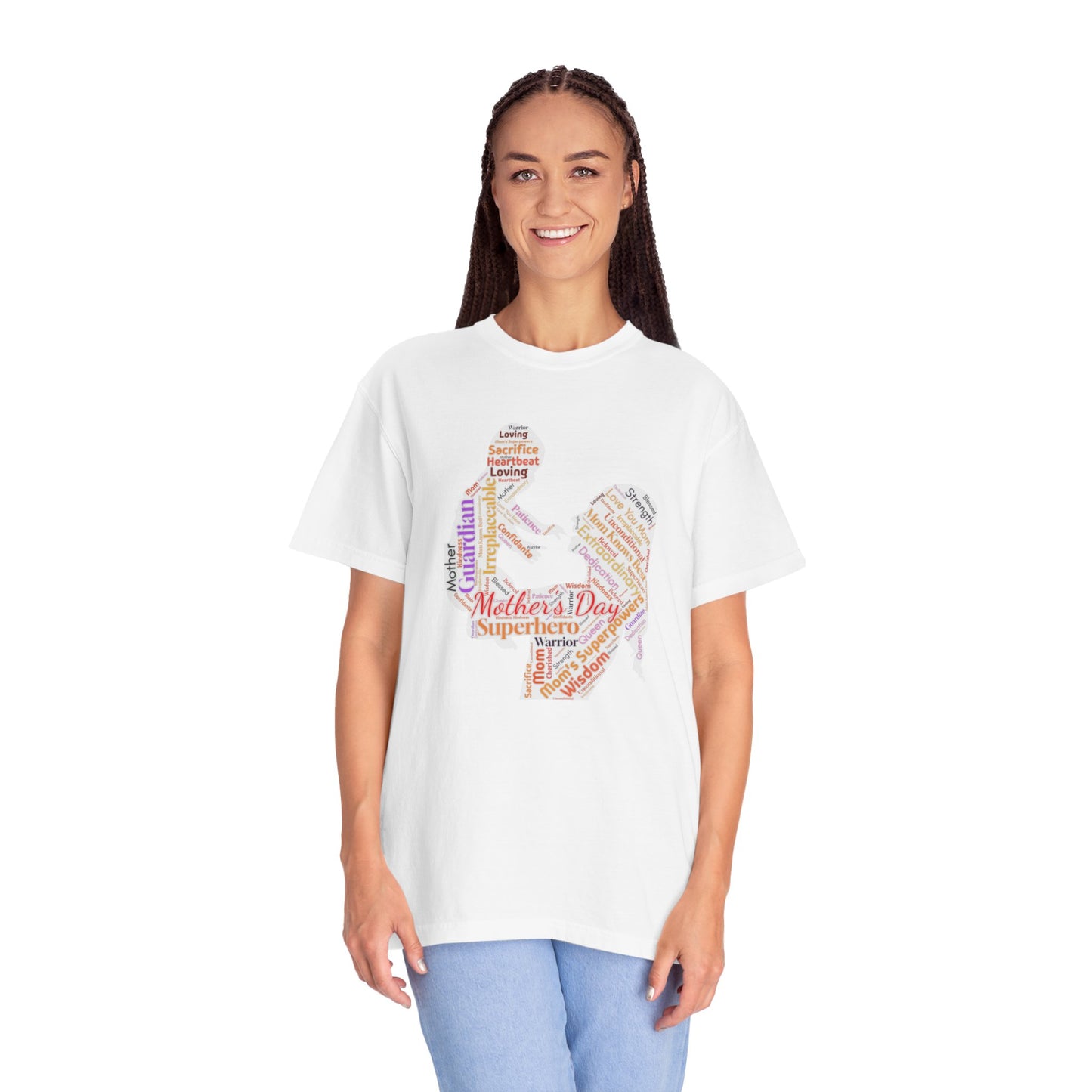 Mother and Child Word Art T-Shirt