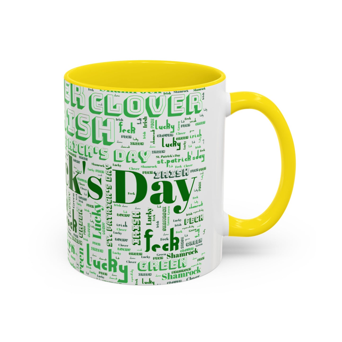Irish St. Patrick's Day Word Art Mug
