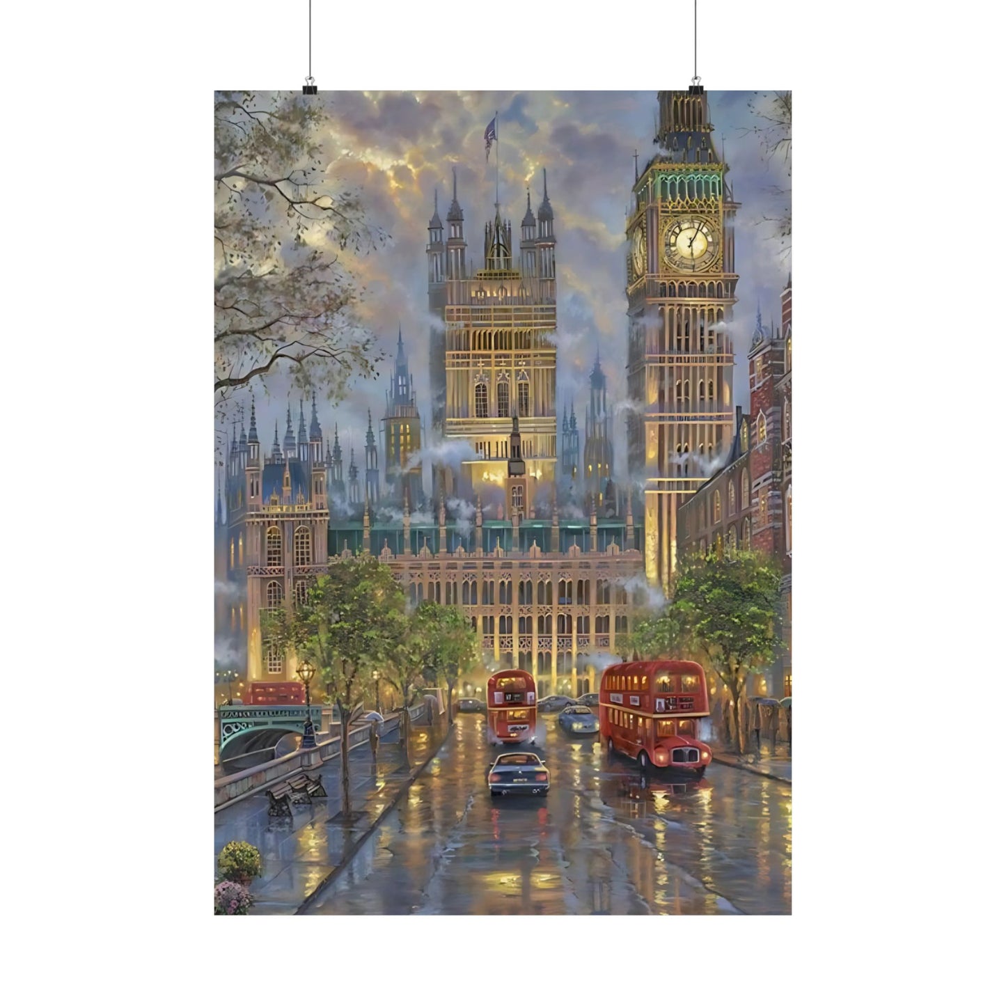 London Fog Matte Vertical Poster