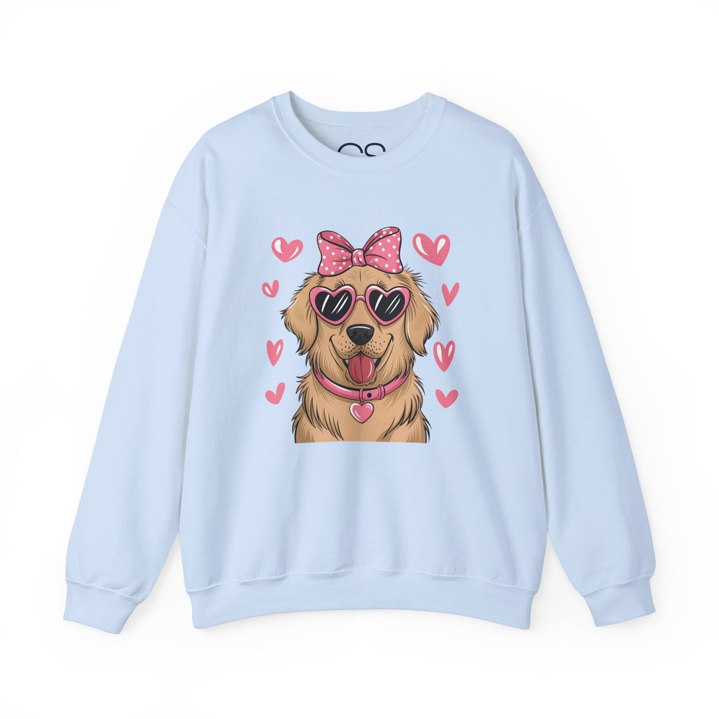 Valentine's Day Dog Crewneck Sweatshirt