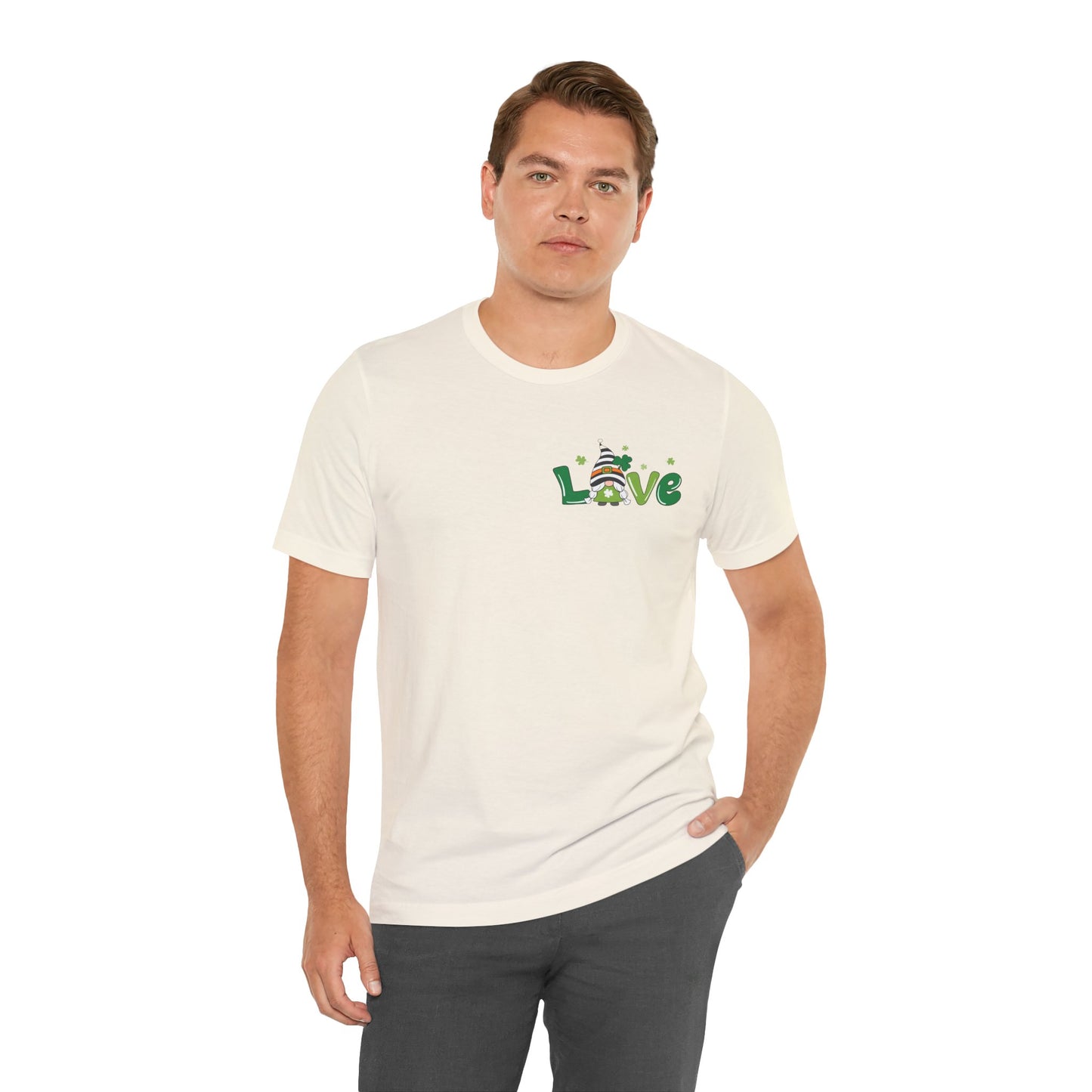 St. Patrick's Love GNOME Unisex Jersey Short Sleeve Tee