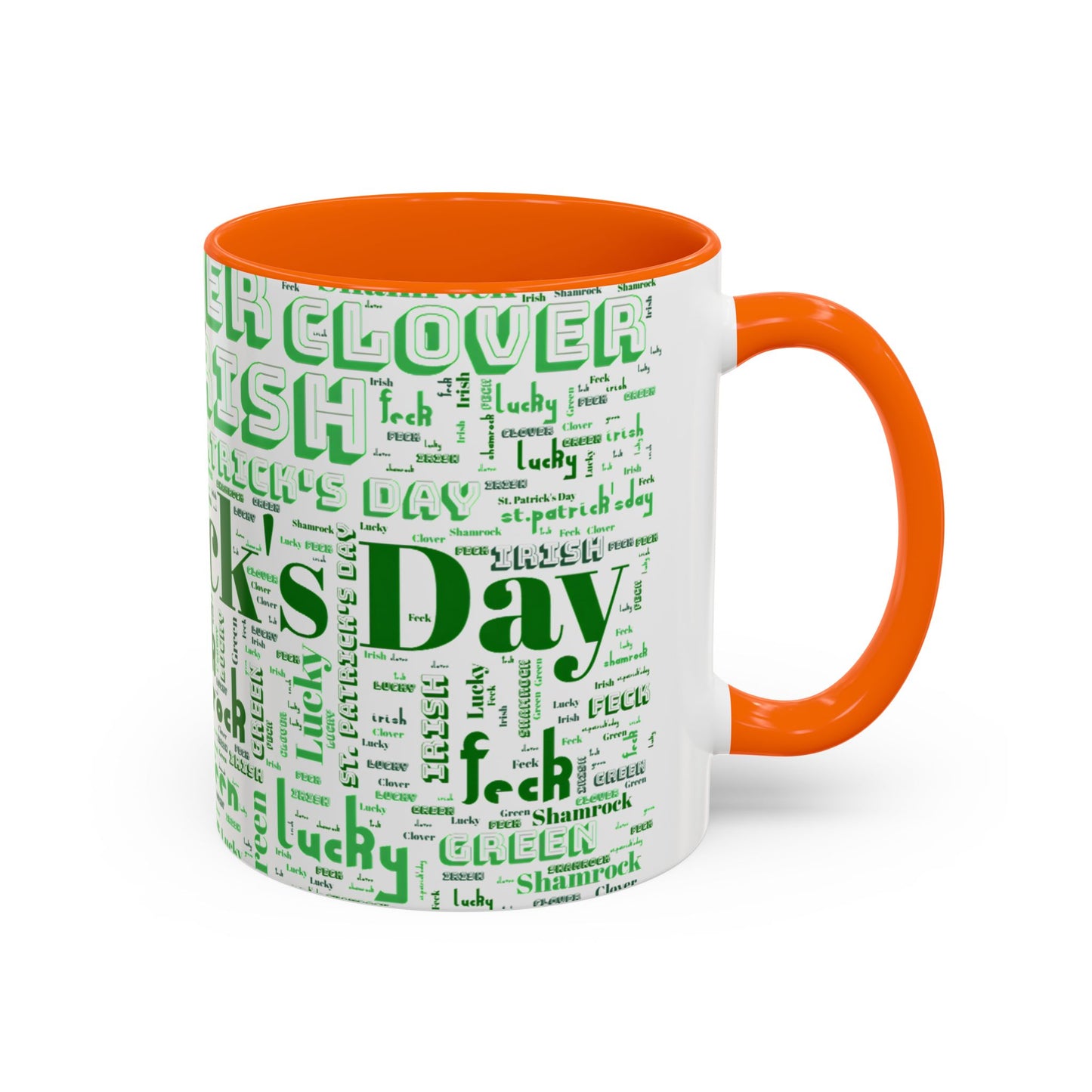 Irish St. Patrick's Day Word Art Mug