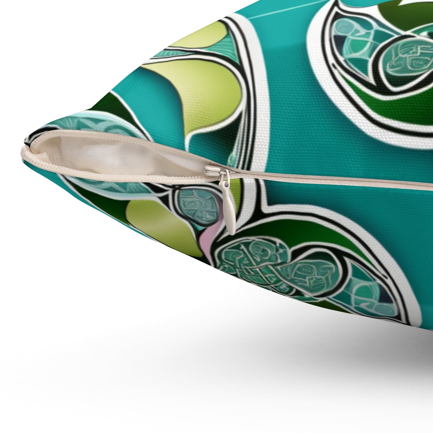 Celtic Knot Shamrock Pillow - St. Patrick's Day Decor