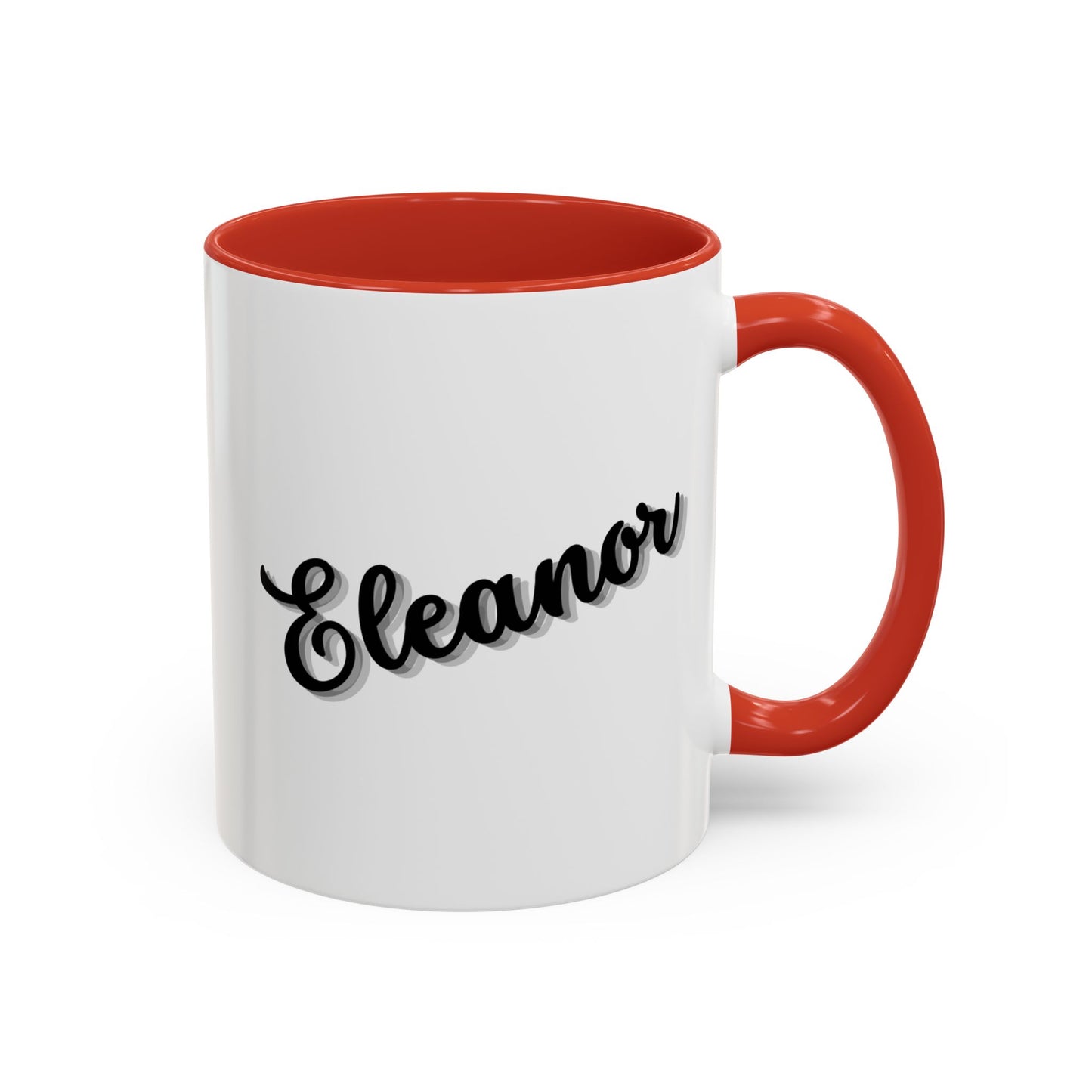 Valentine's Day Word Art Color Mug with Personalized Name