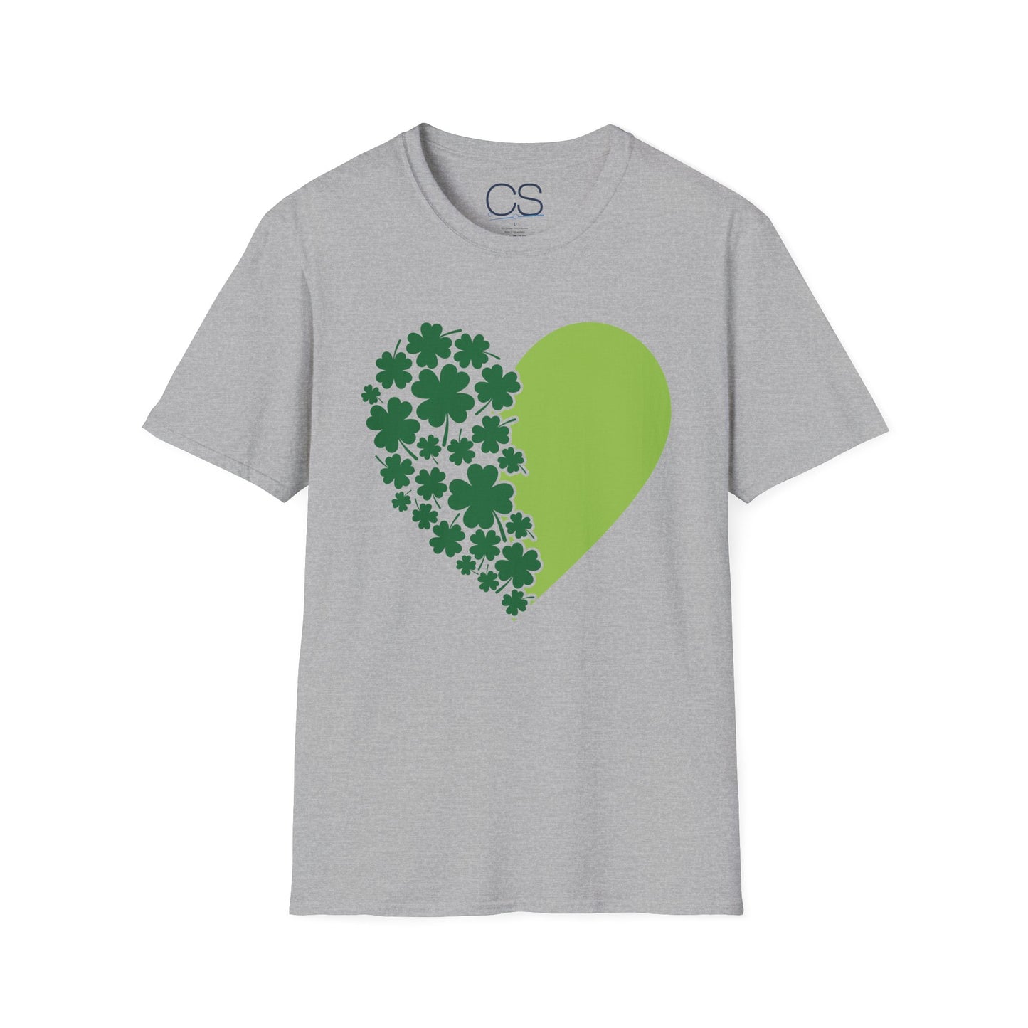 Irish Shamrock Heart T-Shirt