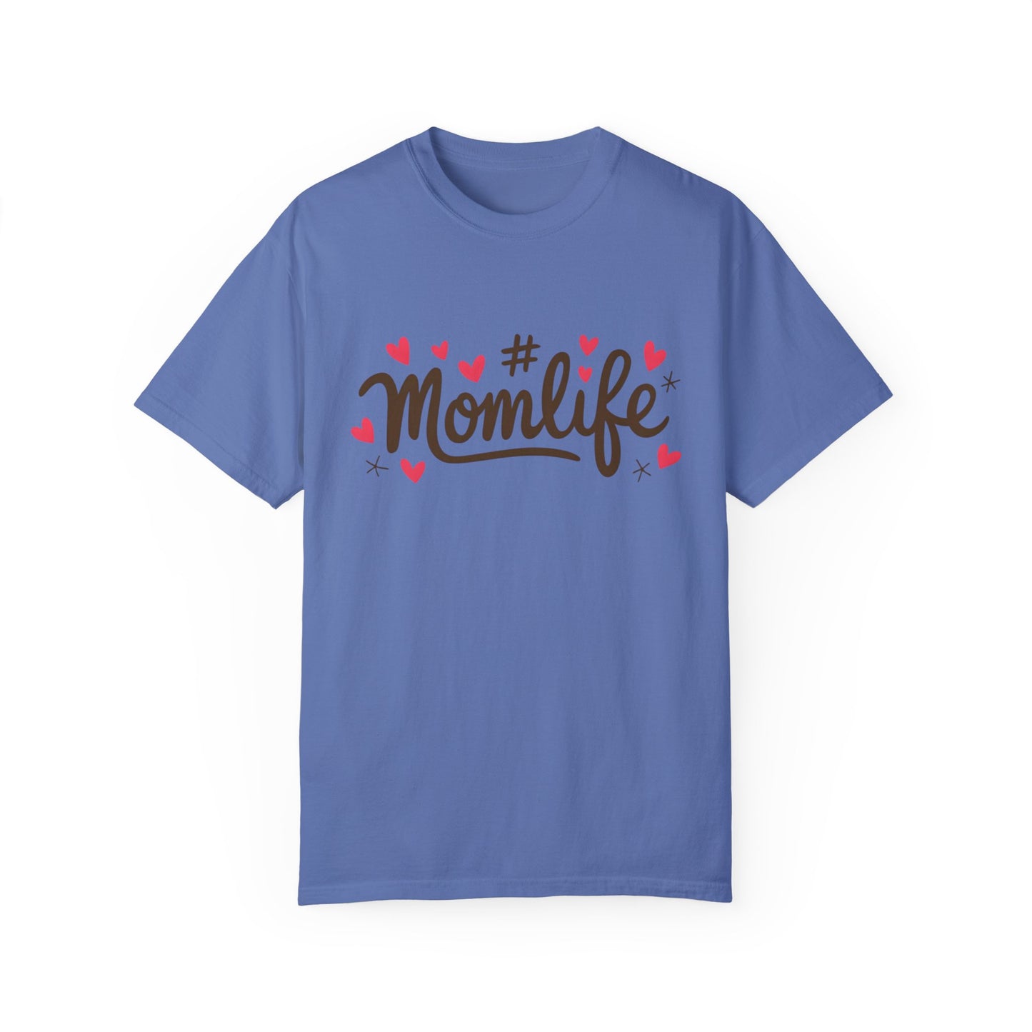 Momlife Heart-Adorned T-Shirt
