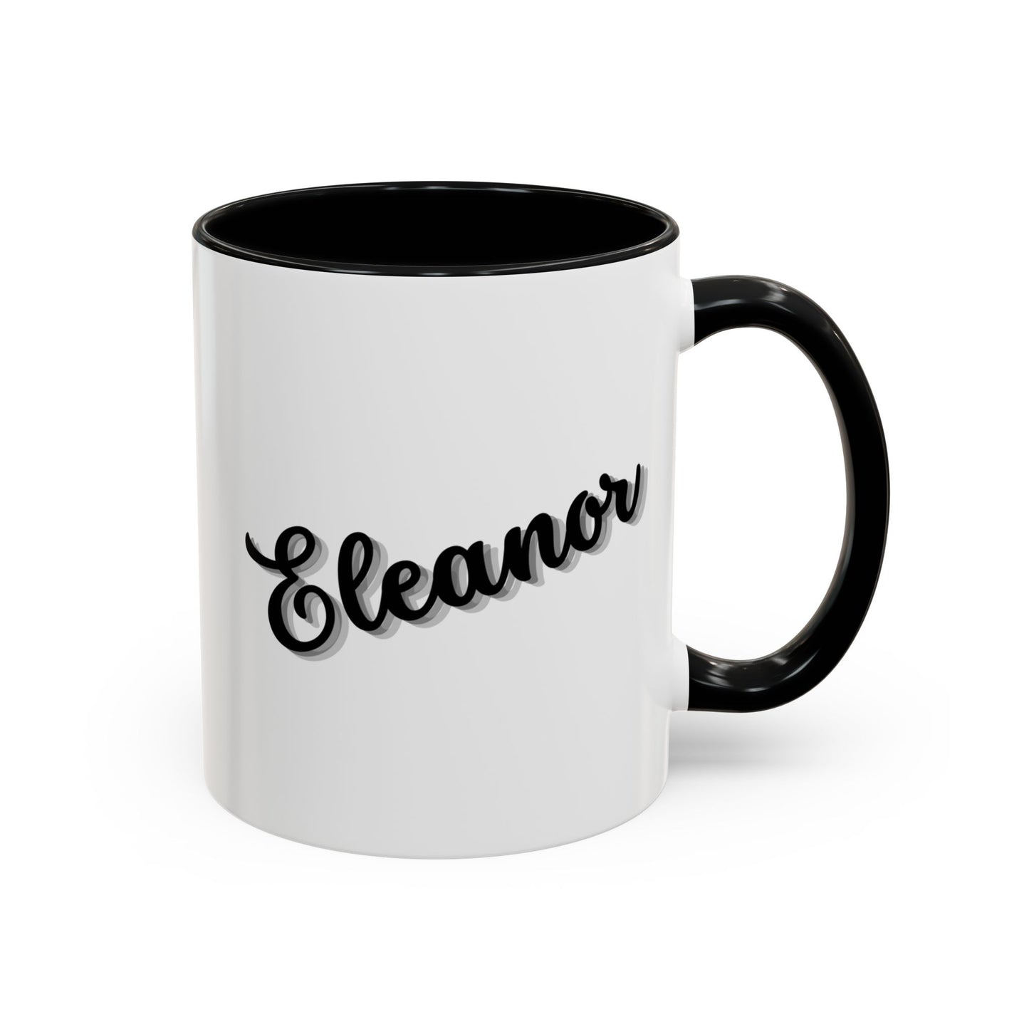 Valentine's Day Word Art Color Mug with Personalized Name