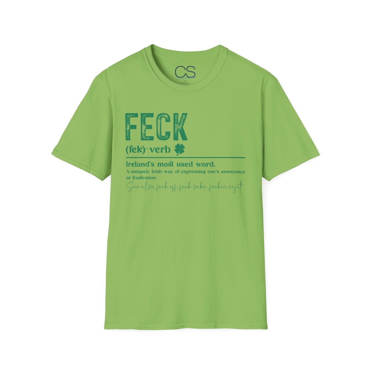 Luck of the Irish Shamrock Unisex Softstyle T-Shirt
