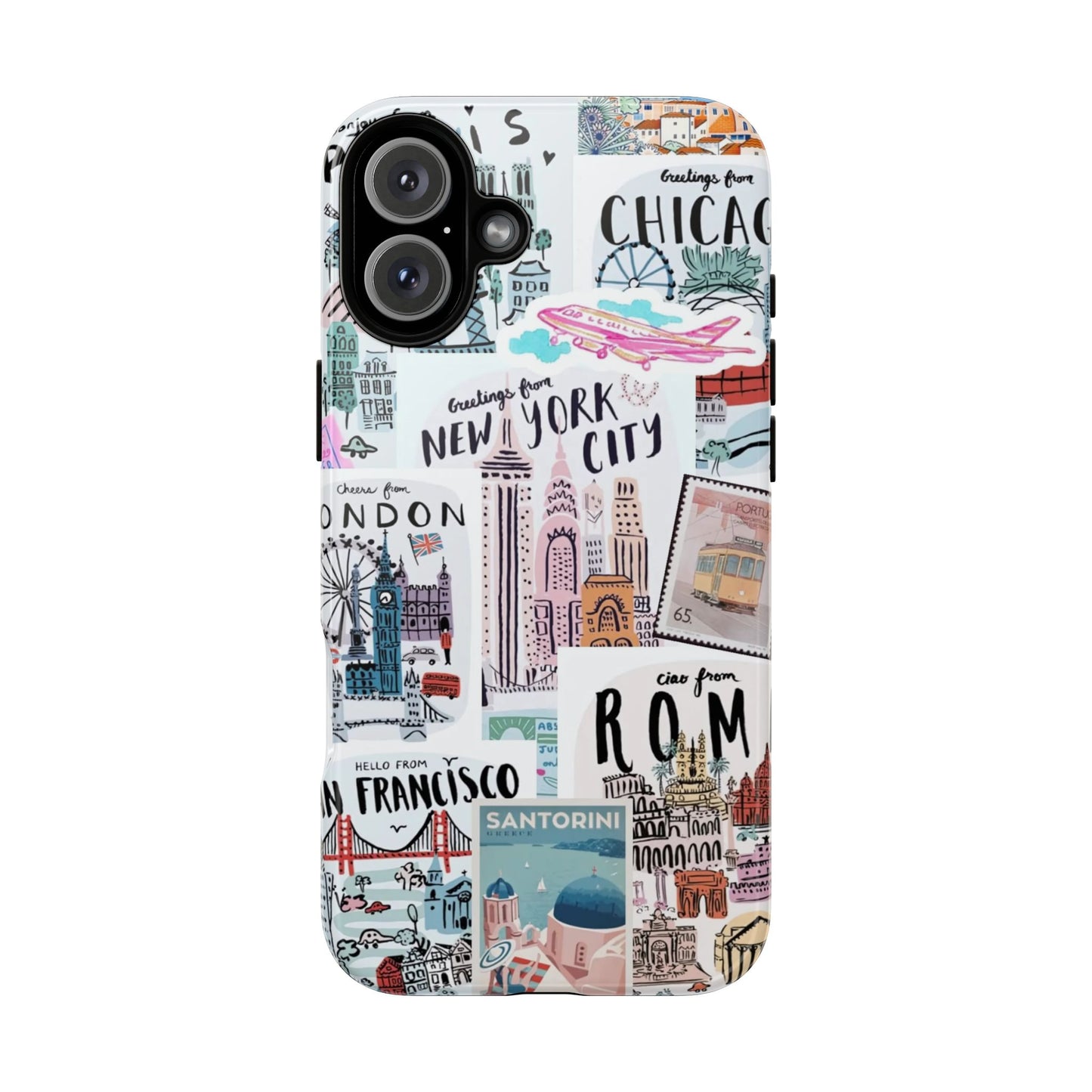 Wanderlust Travel-Themed Durable Phone Case