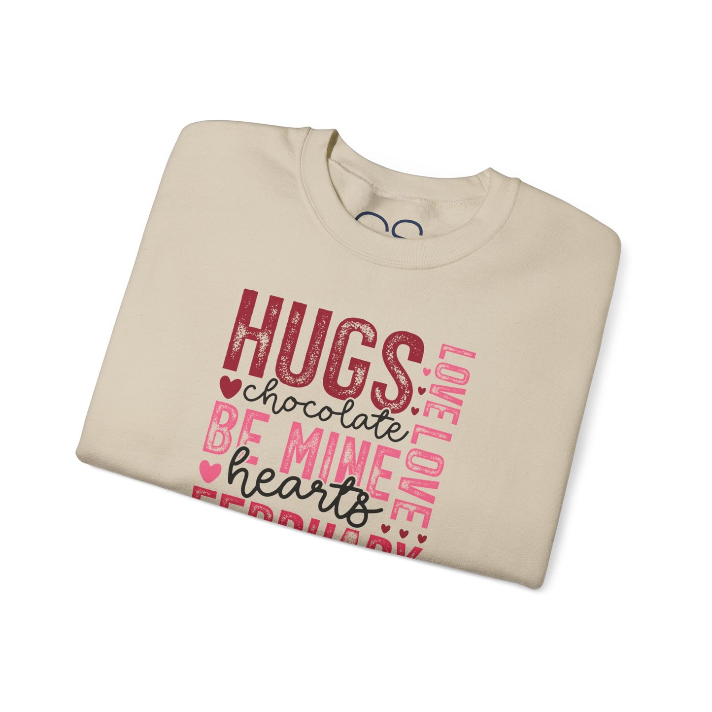 Cozy and Romantic Typography Crewneck Sweatshirt