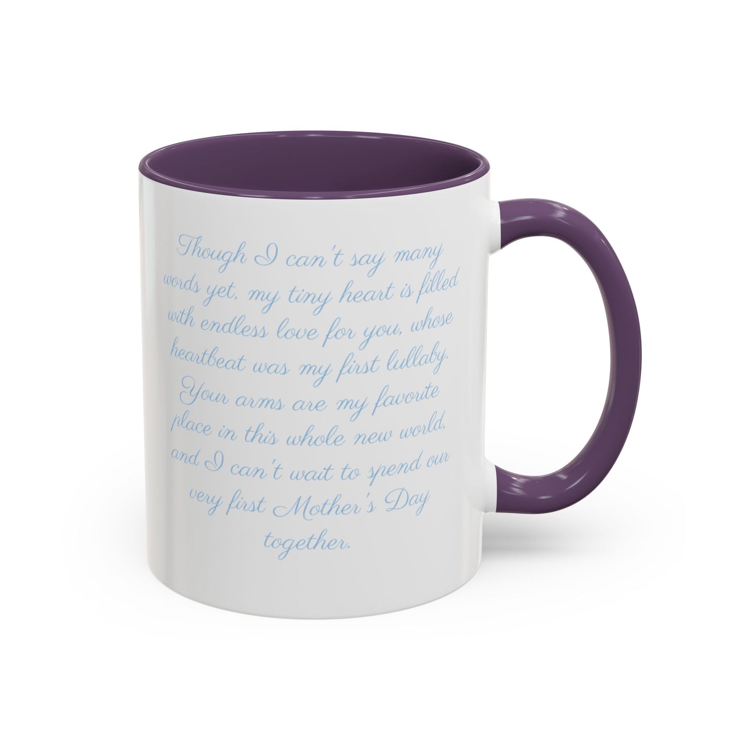 My First Mother's Day Mug Blue - Newborn Baby Message