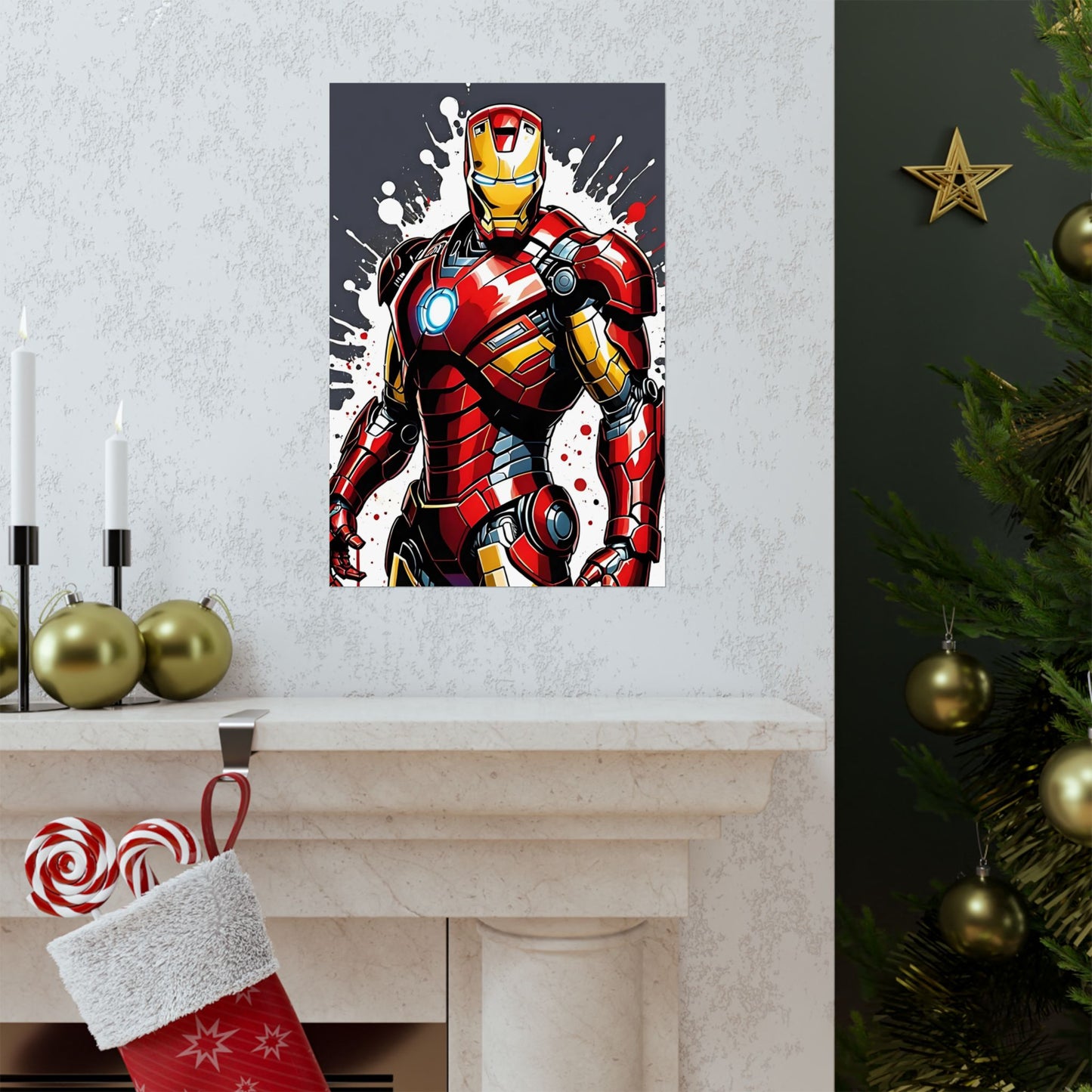 Armored Hero Premium Art Poster