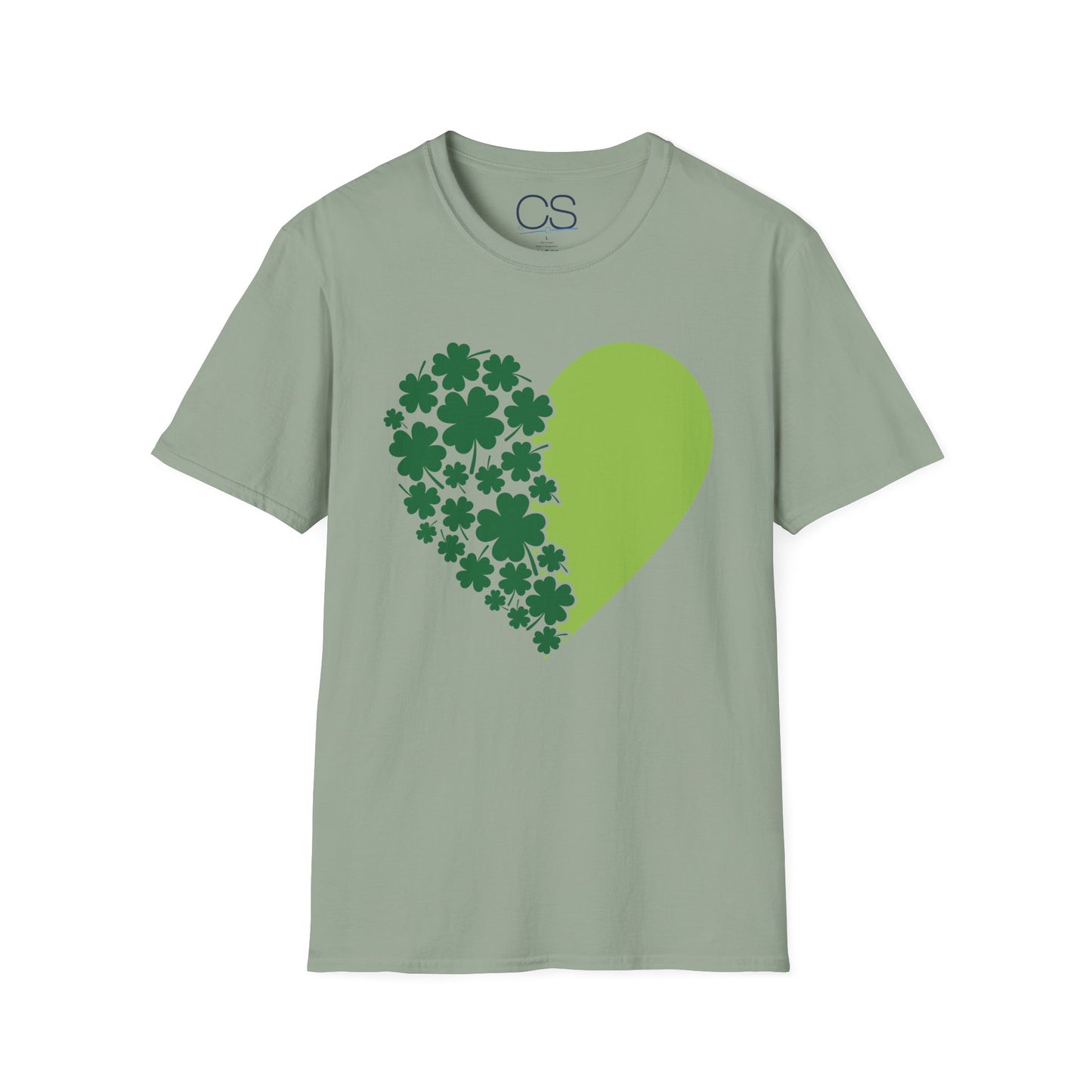 Irish Shamrock Heart T-Shirt