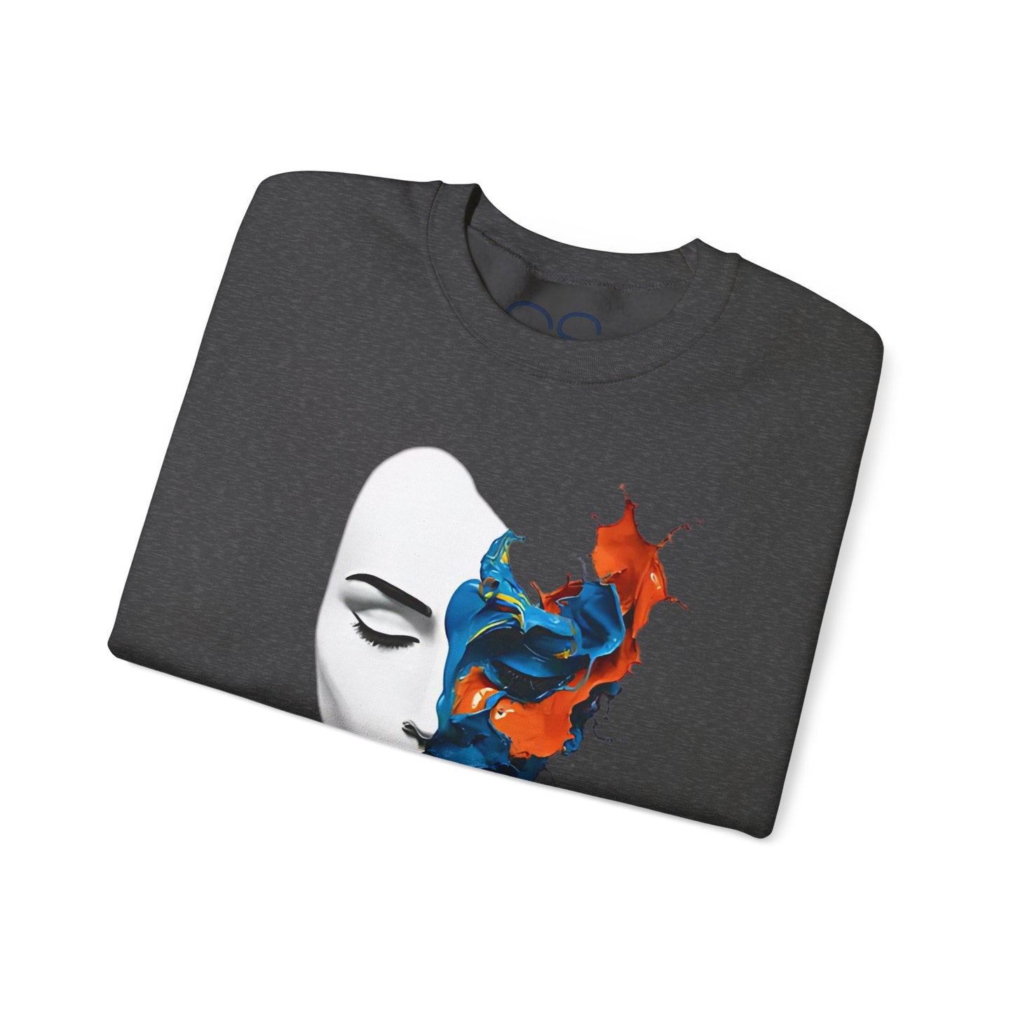 Abstract Art Face Crewneck Sweatshirt