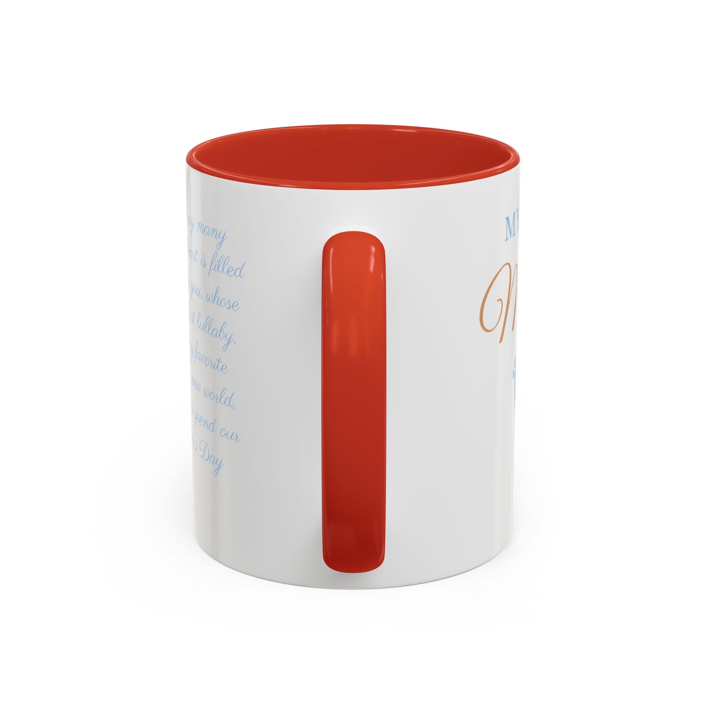 My First Mother's Day Mug Blue - Newborn Baby Message