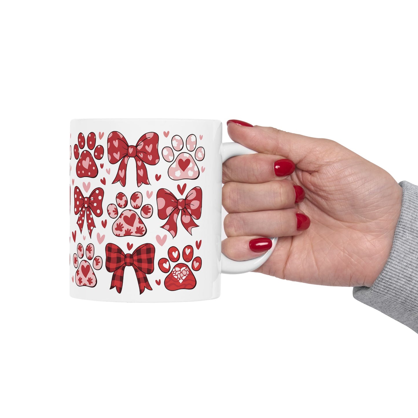 Charming Dog Valentine Coquette Mug