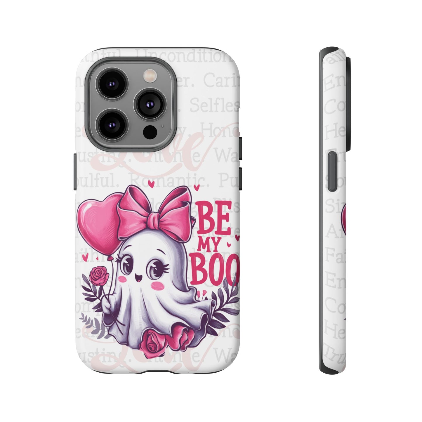 Be My Boo Ghost Patterned Durable Phone Case