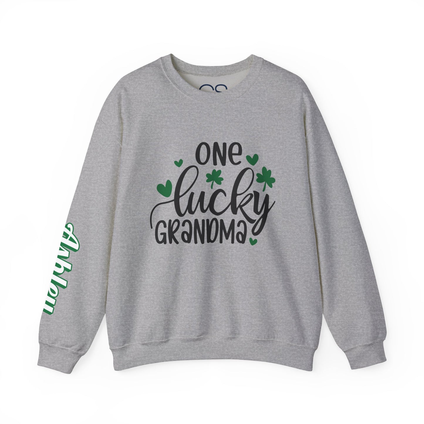 Personalized One Lucky Grandma St. Patricks Day Sweatshirt