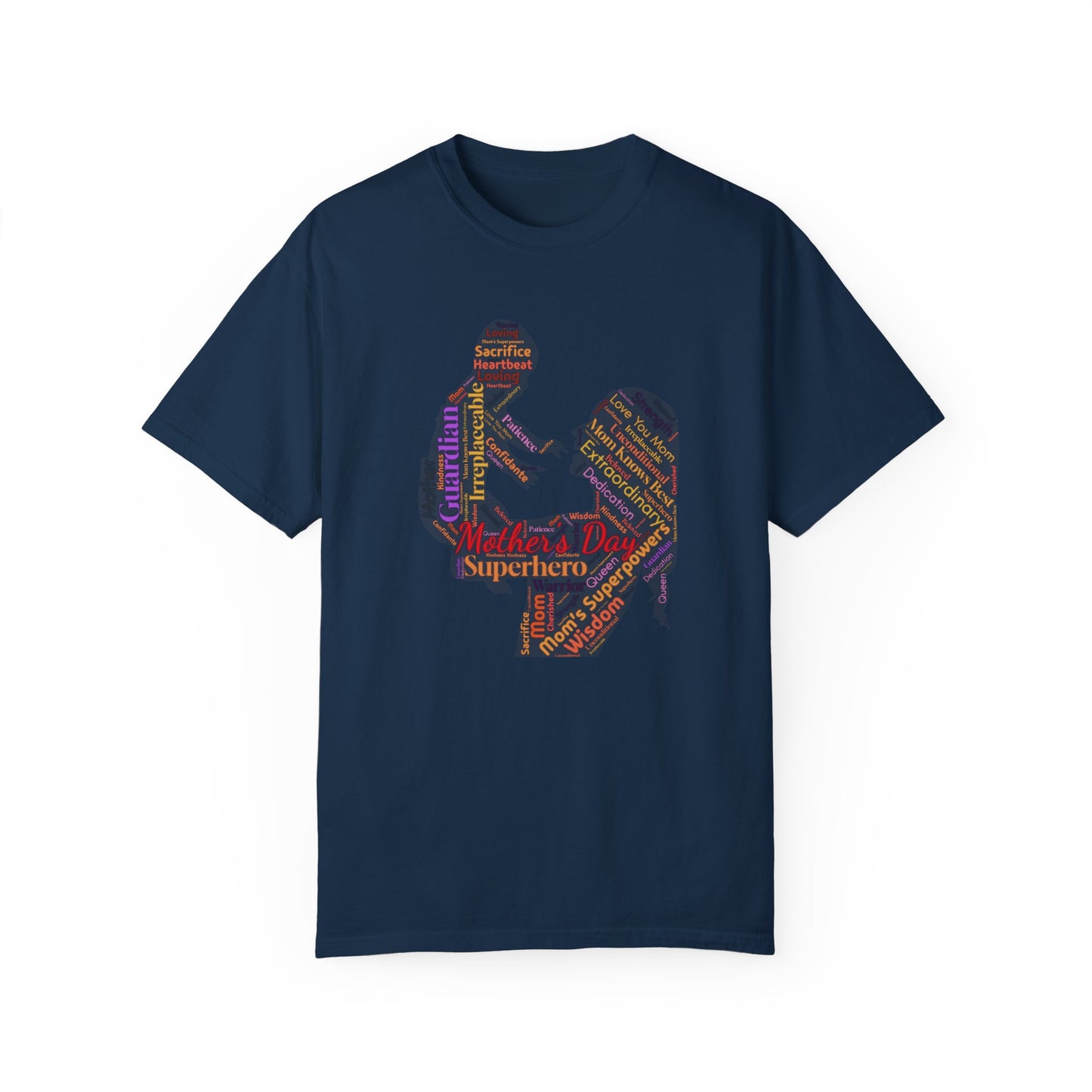 Mother and Child Word Art T-Shirt