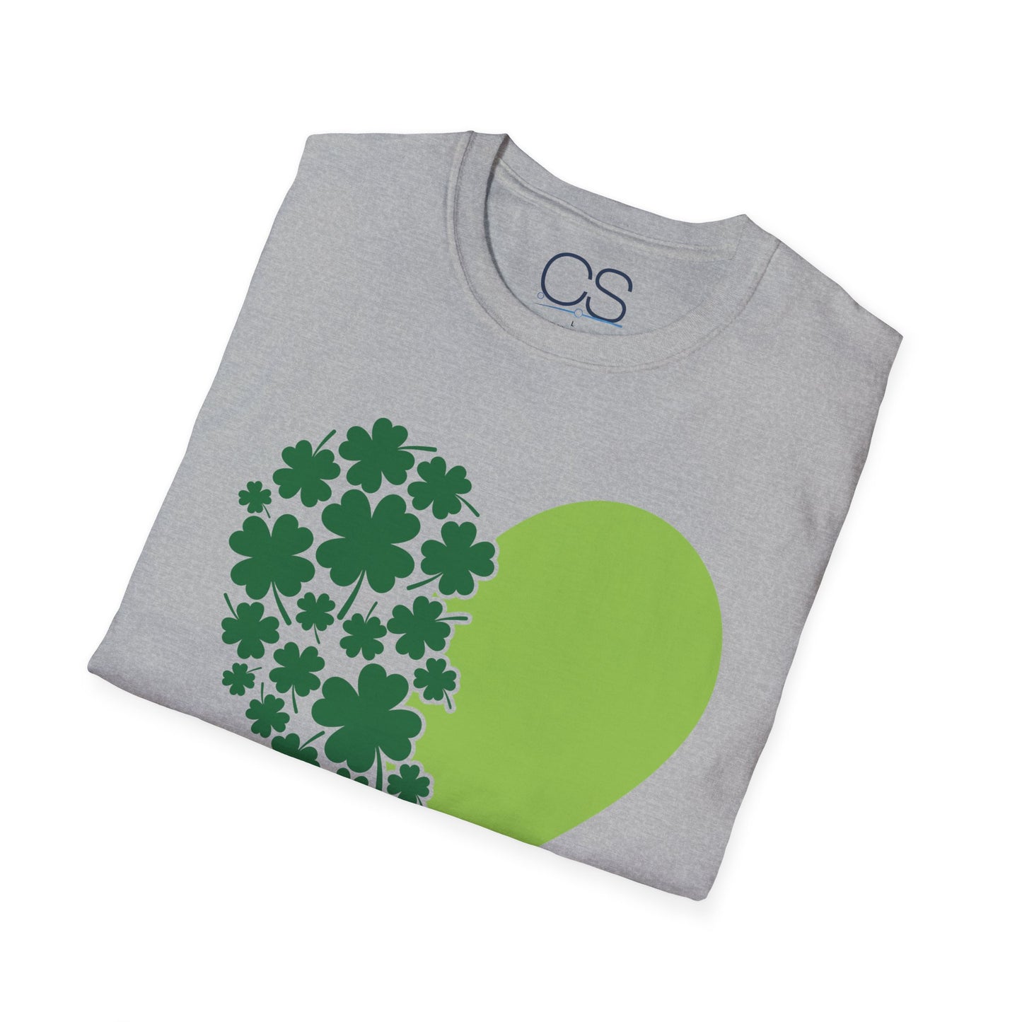 Irish Shamrock Heart T-Shirt