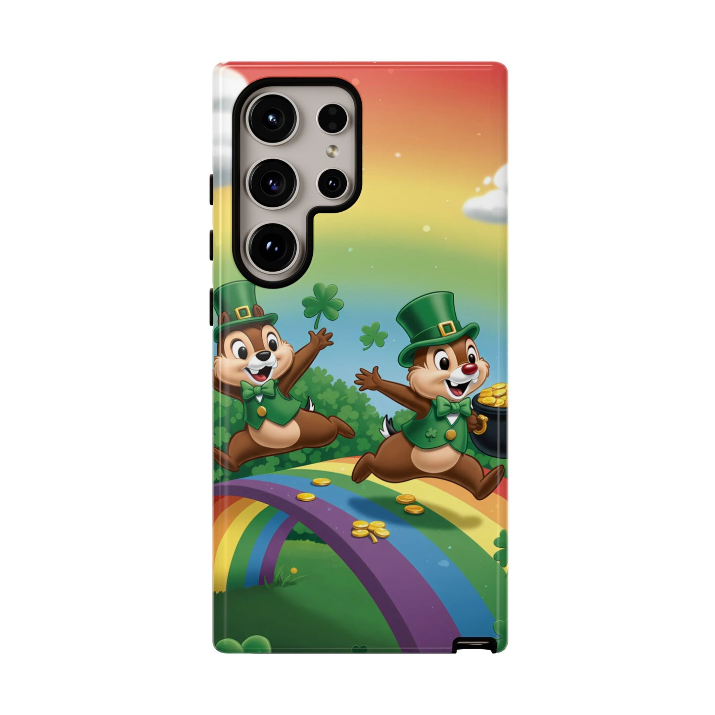 Disney Chip 'n Dale St. Patrick's Day Durable Phone Case