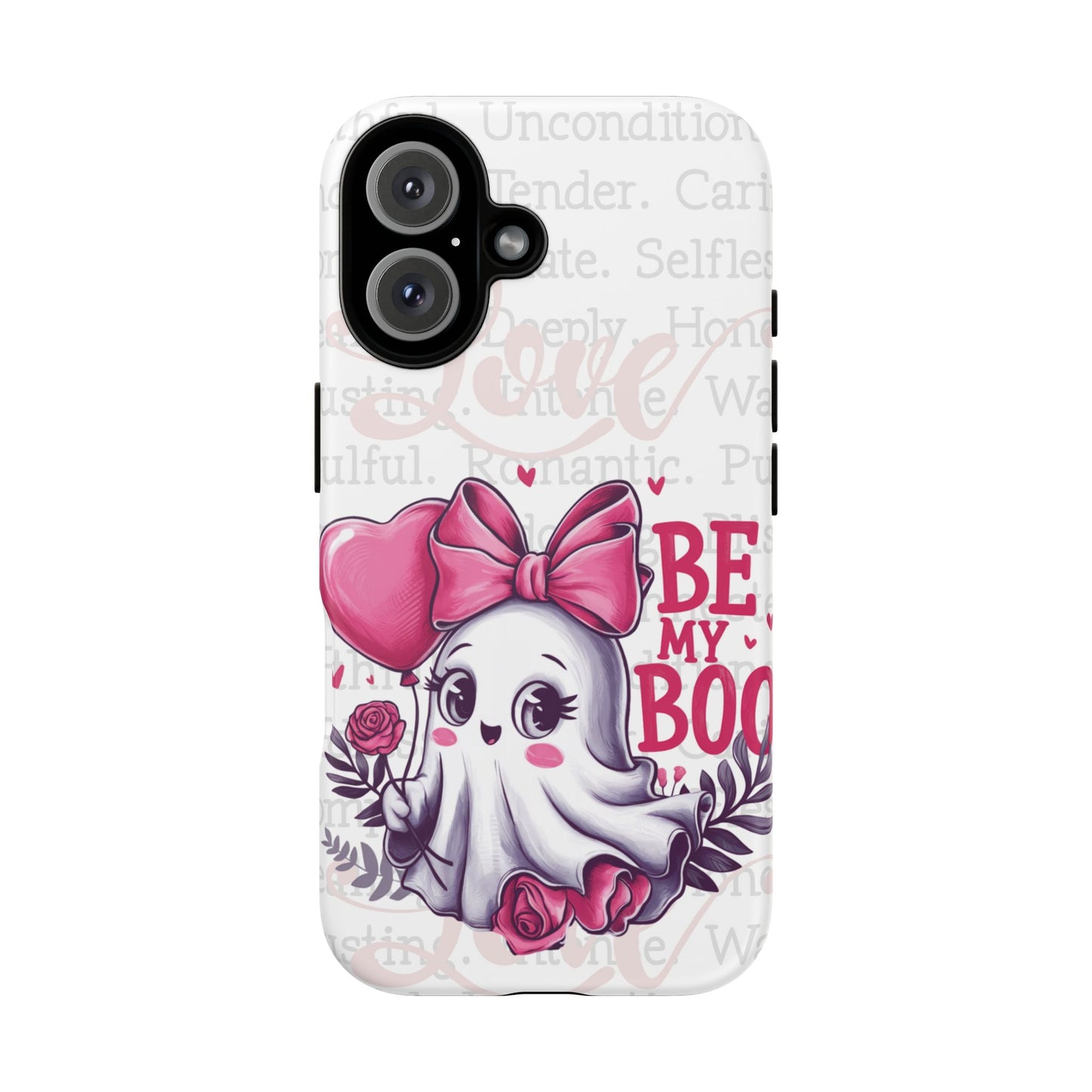 Be My Boo Ghost Patterned Durable Phone Case