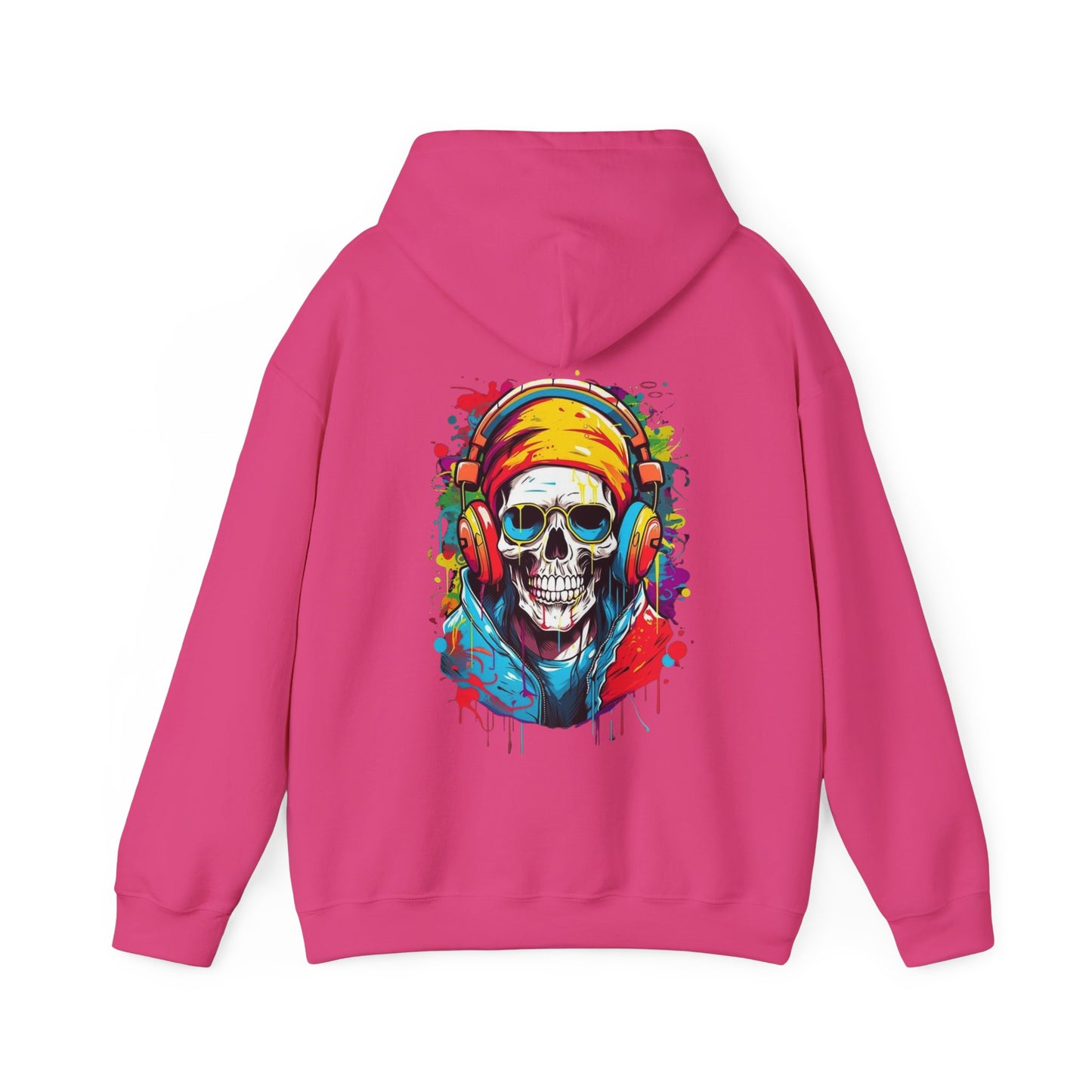 Vivid Gamer Skull Hooded Sweatshirt