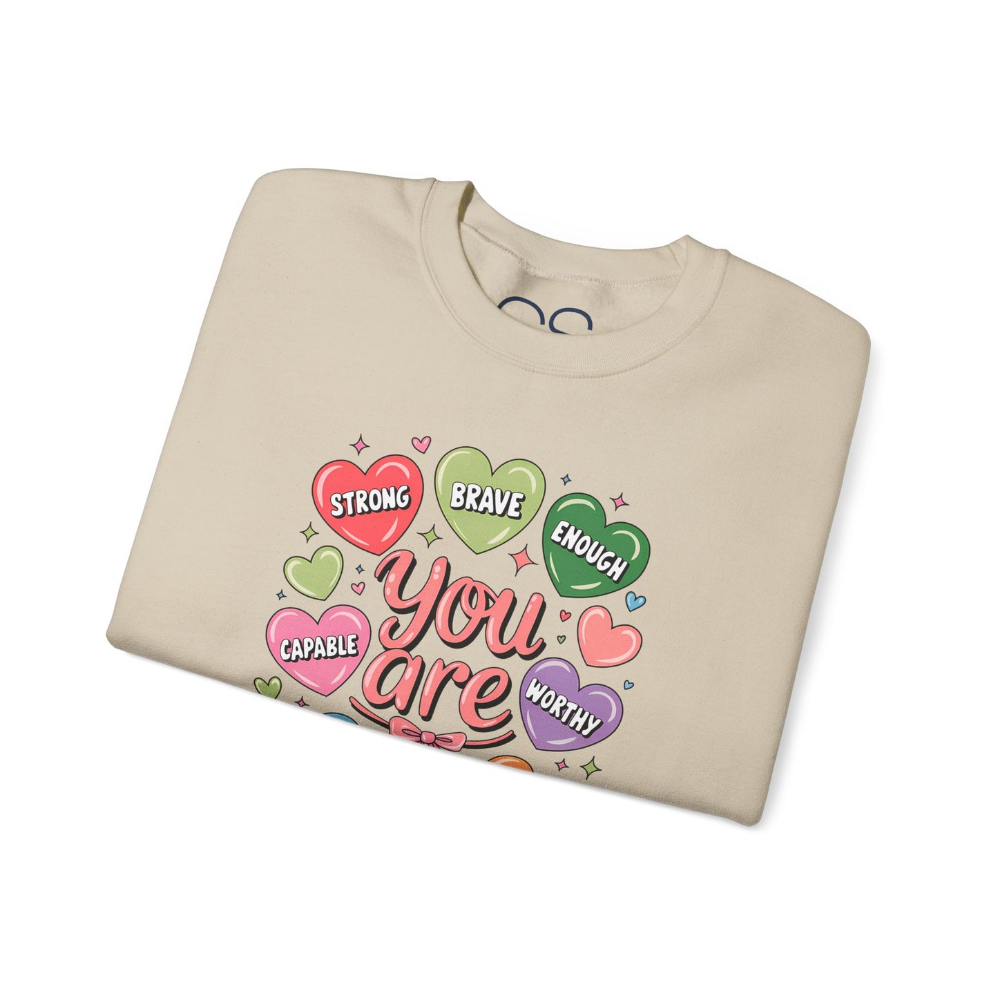 You Are Loved Inspirational Crewneck Sweatshirt