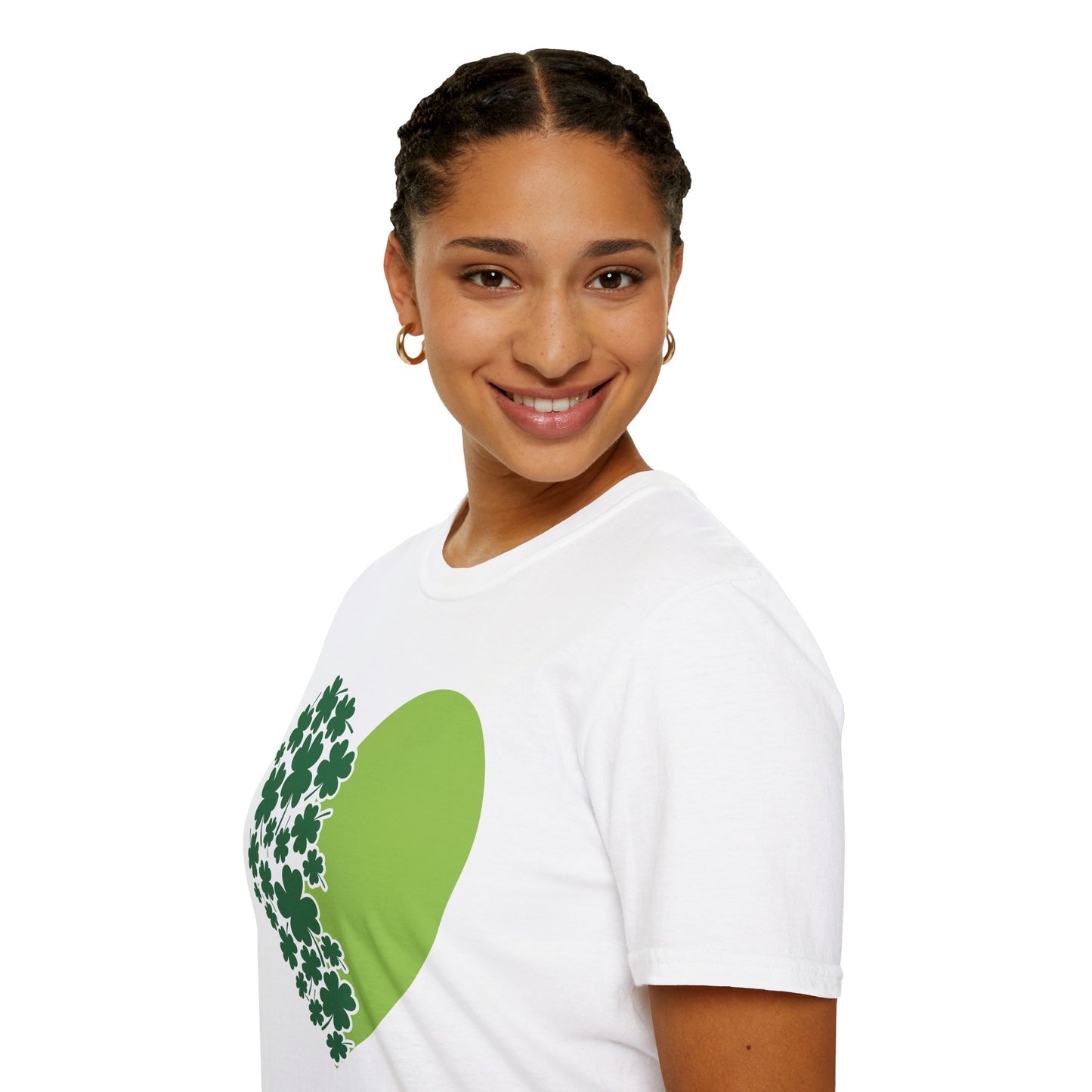 Irish Shamrock Heart T-Shirt