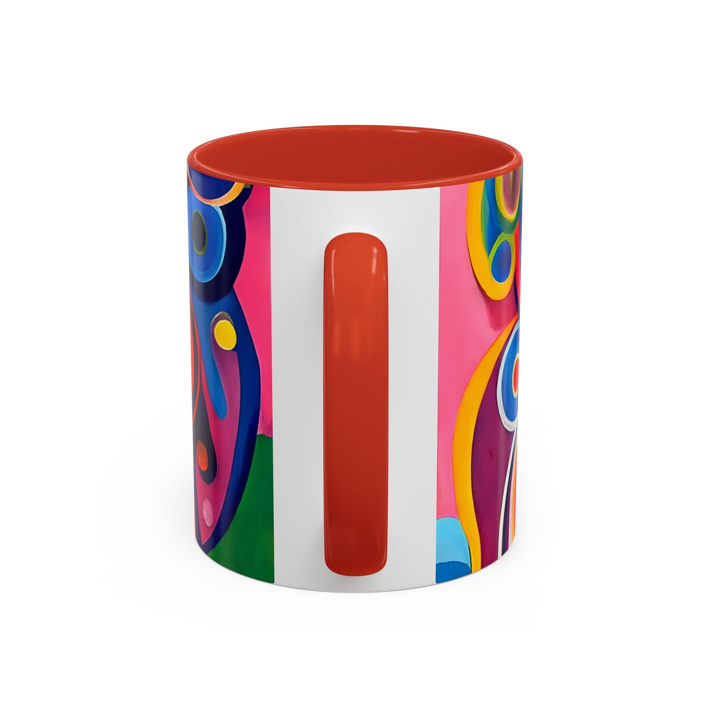 Vibrant Circles Modern Art Coffee Mug
