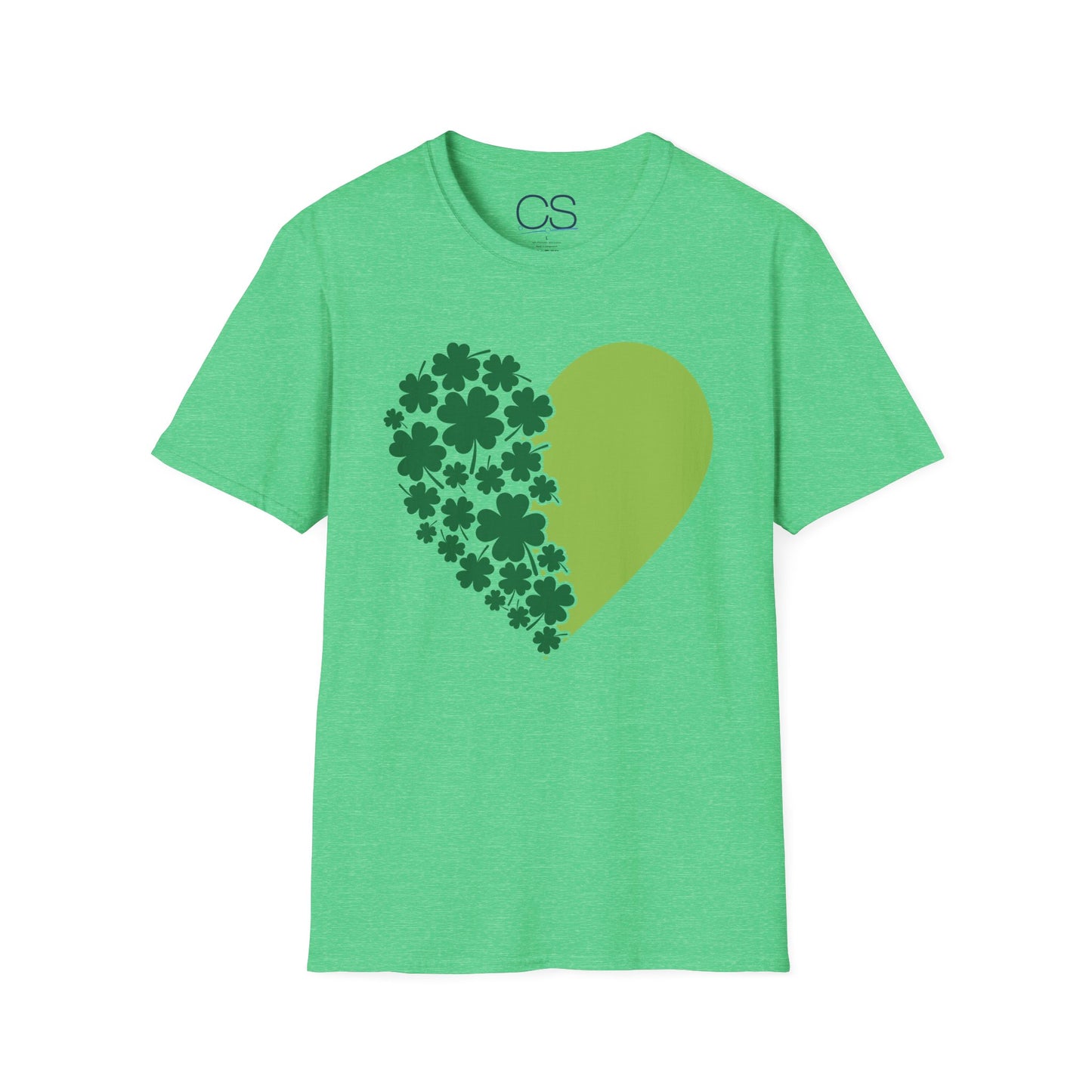 Irish Shamrock Heart T-Shirt