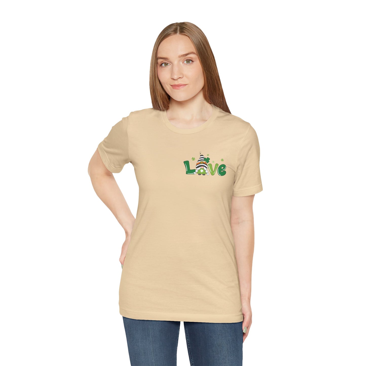 St. Patrick's Love GNOME Unisex Jersey Short Sleeve Tee