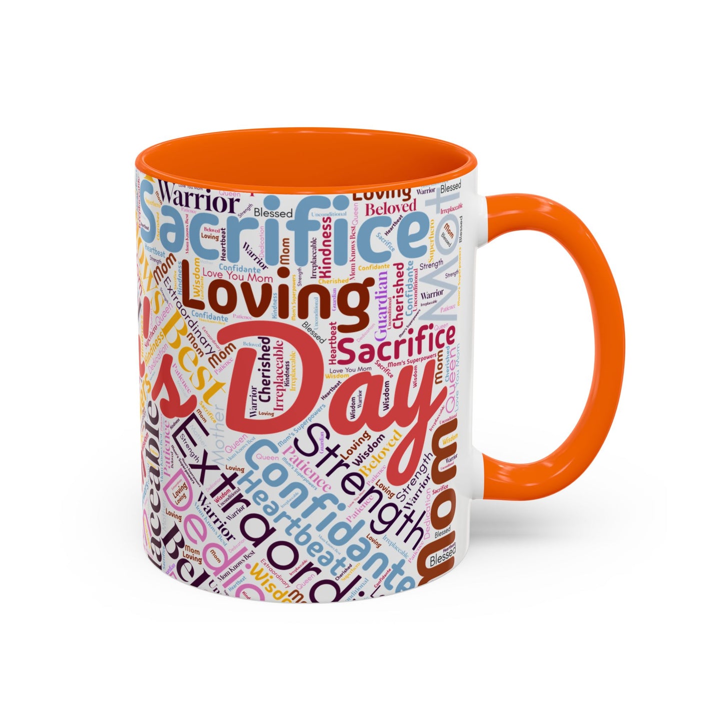 Colorful Mother's Day Word Art Mug