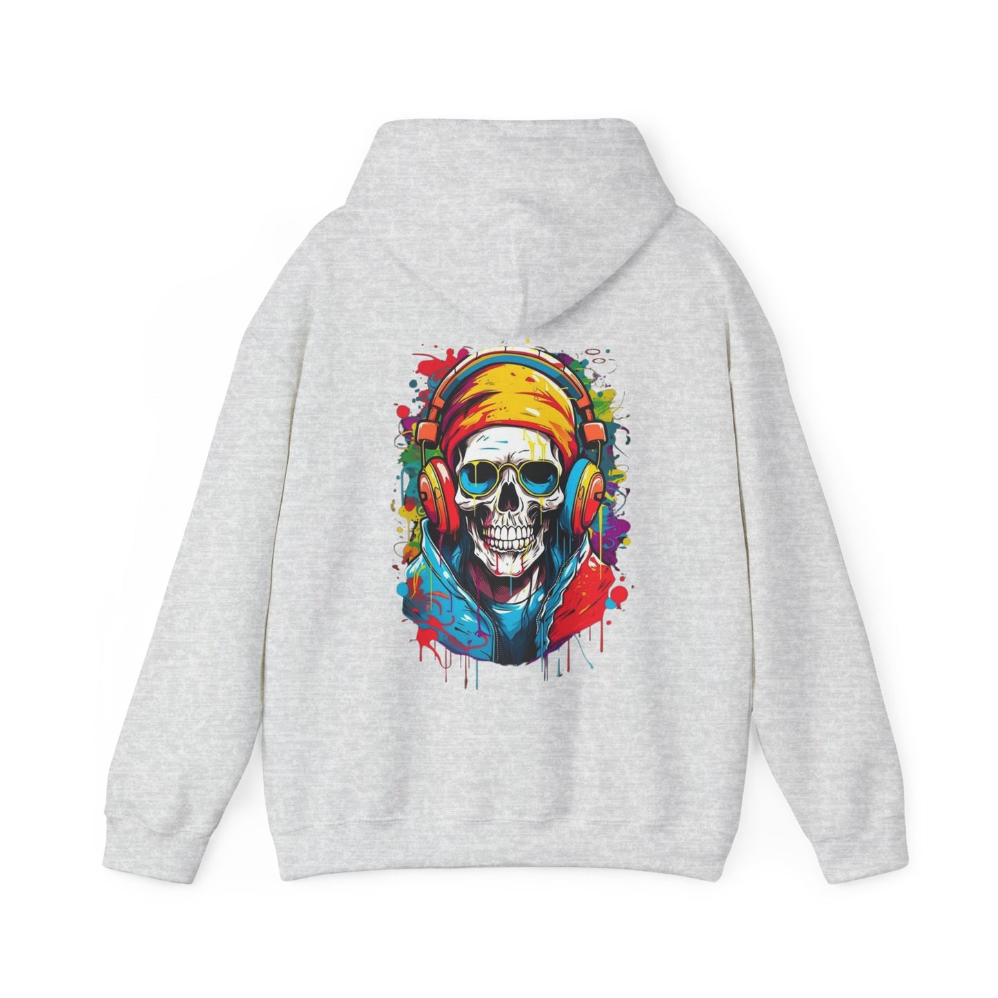 Vivid Gamer Skull Hooded Sweatshirt